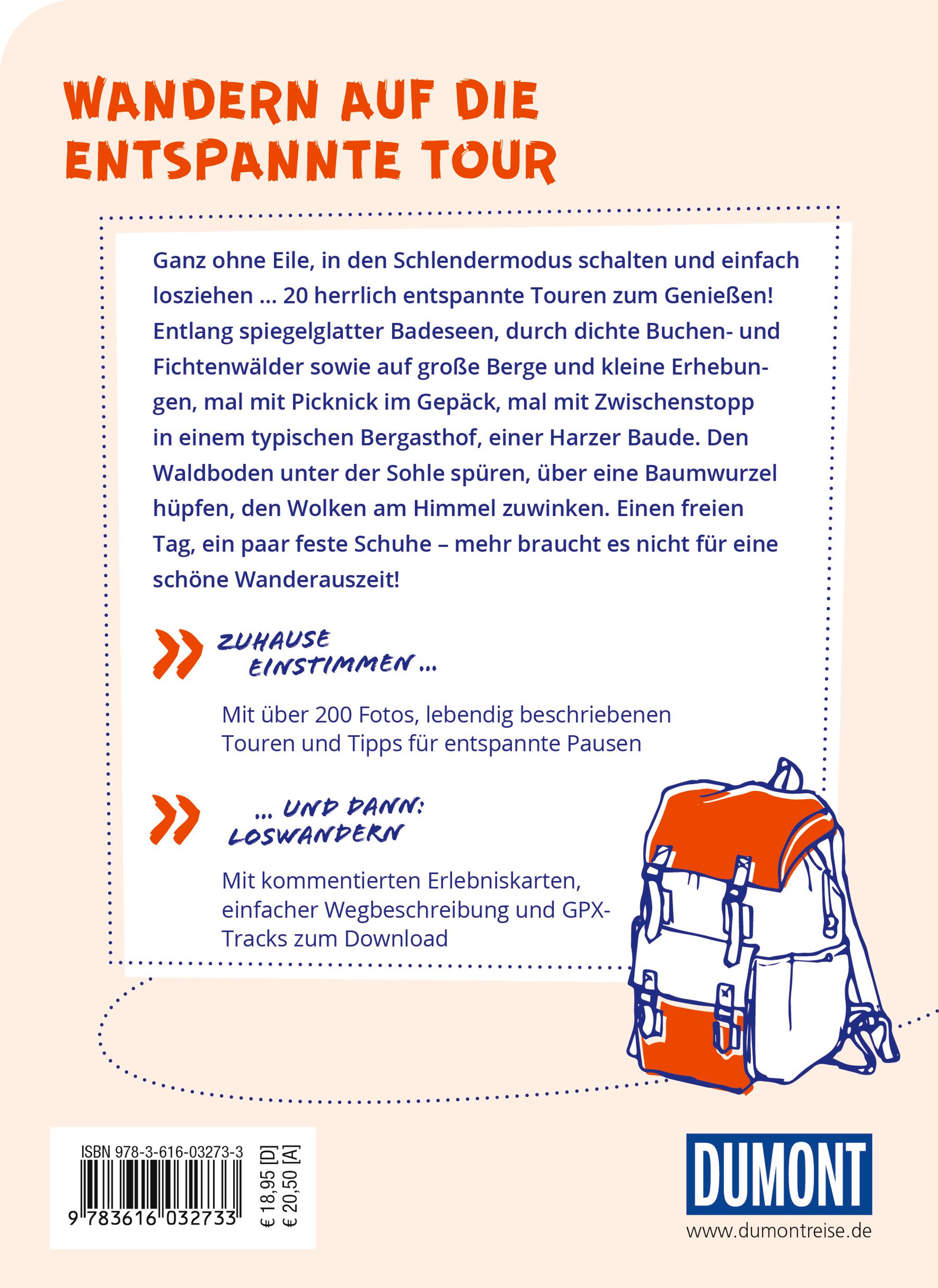 Rückseitencover DUMONT Wanderzeit im Harz