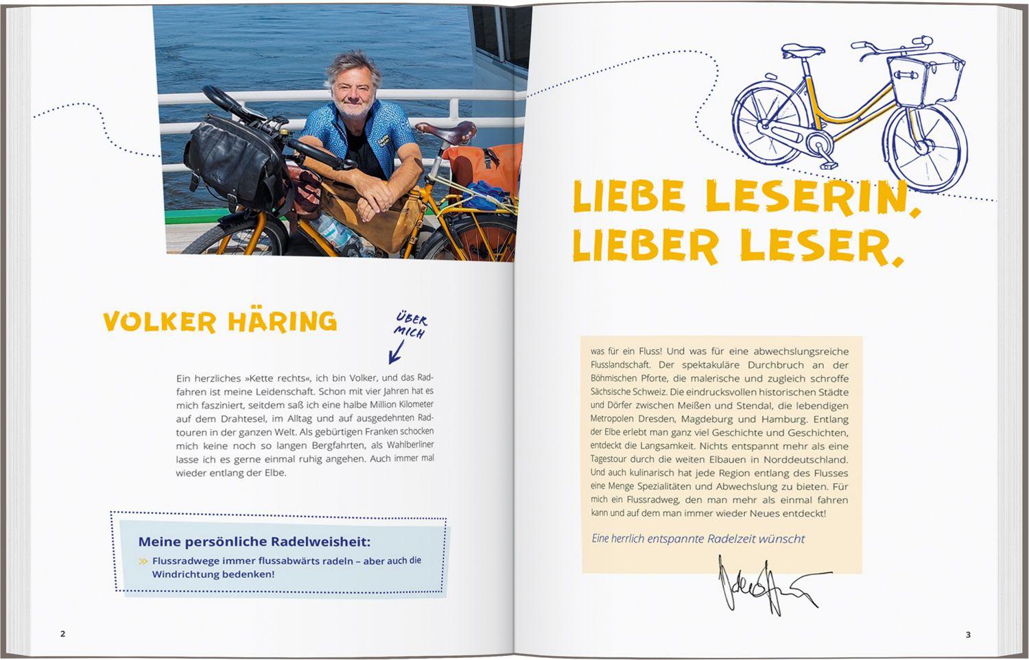 Beispielinhalt (Bild) DUMONT Radelzeit auf dem Elberadweg