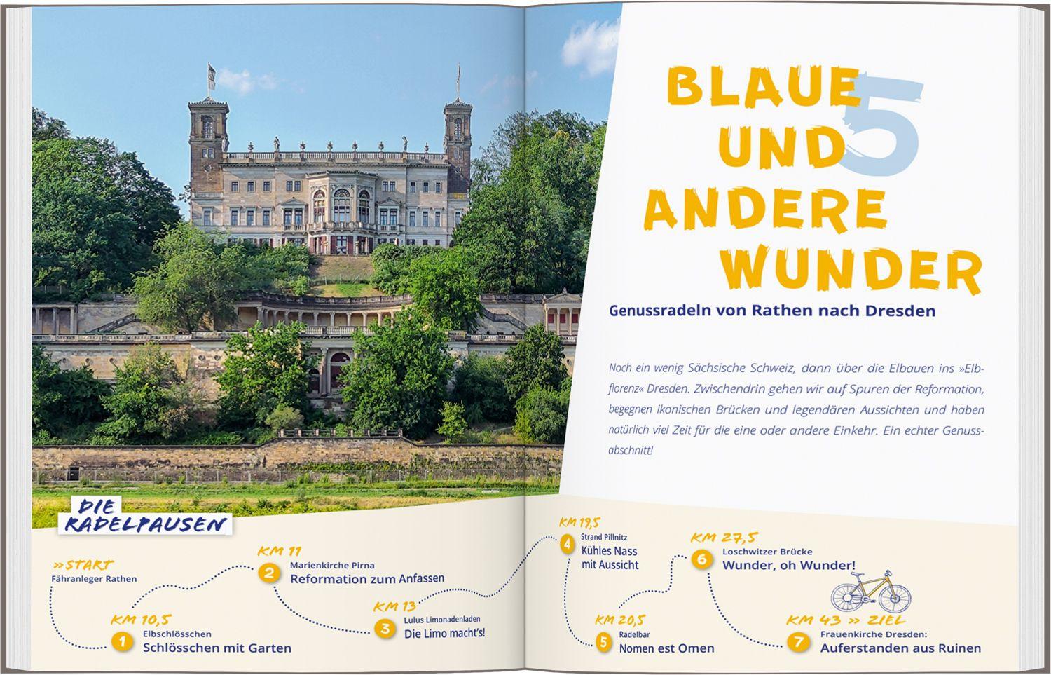 Beispielinhalt (Bild) DUMONT Radelzeit auf dem Elberadweg