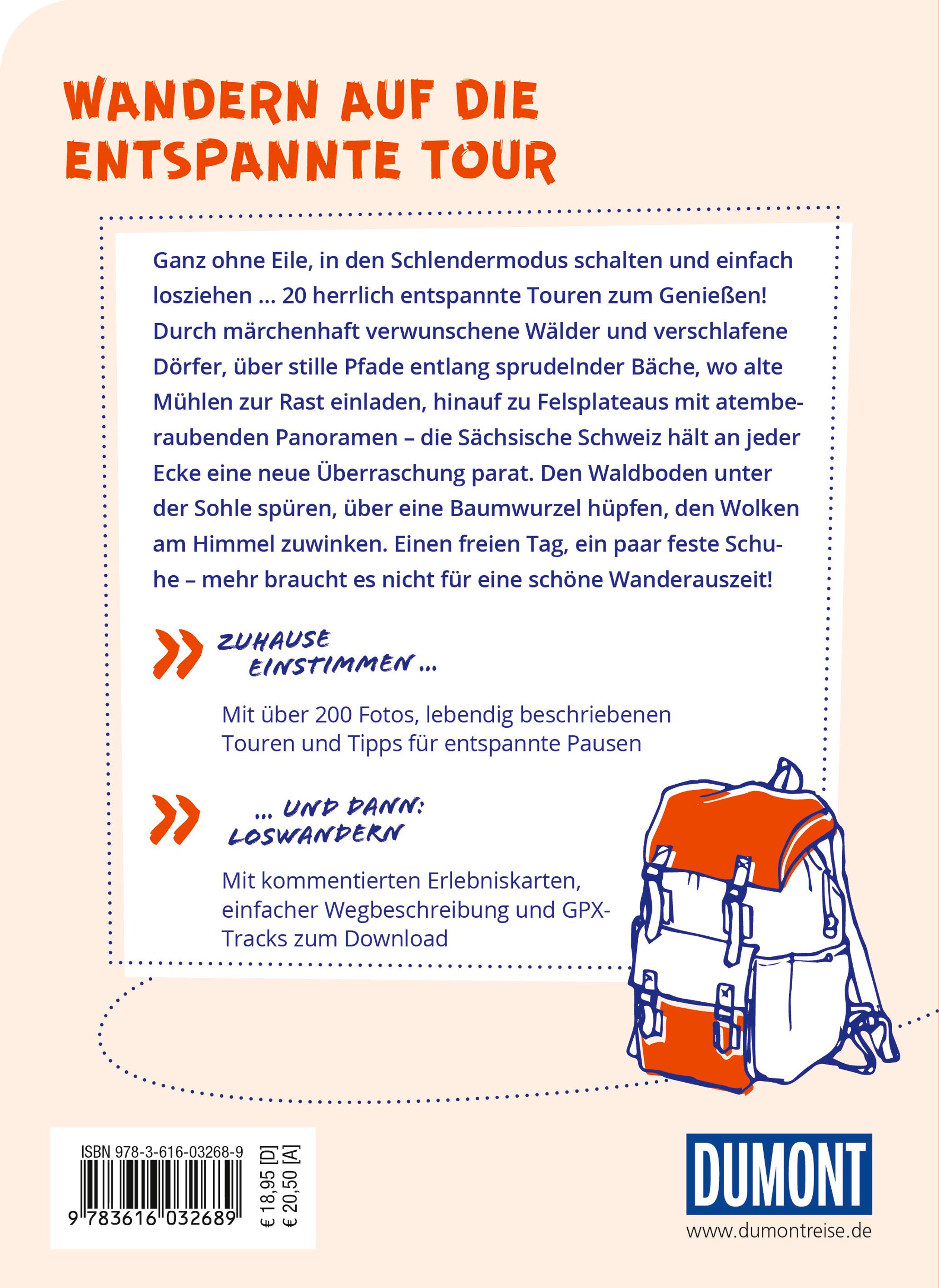 Rückseitencover DUMONT Wanderzeit in der Sächsischen Schweiz