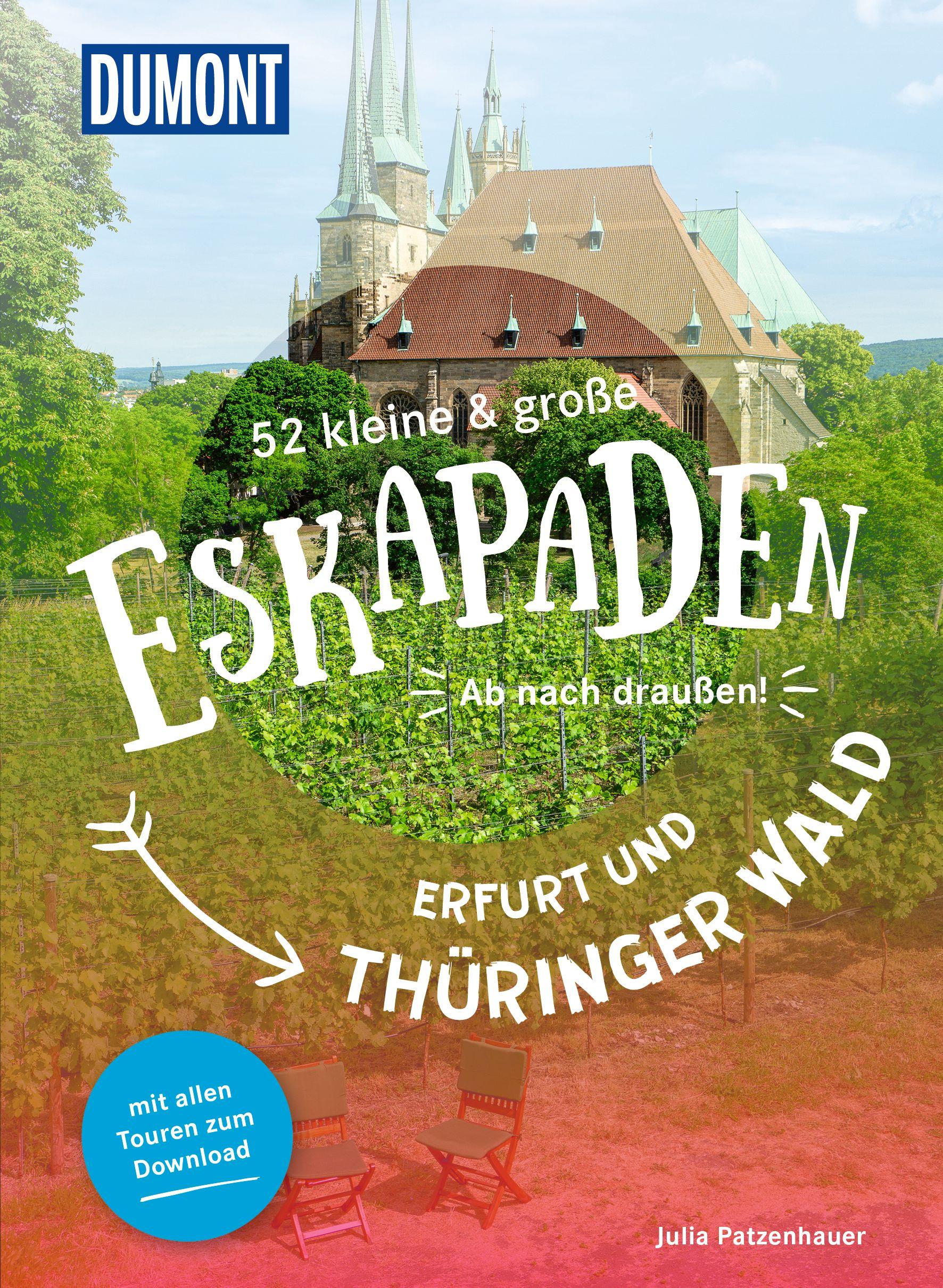 Vorderes Coverbild 52 kleine & große Eskapaden Erfurt und Thüringer Wald
