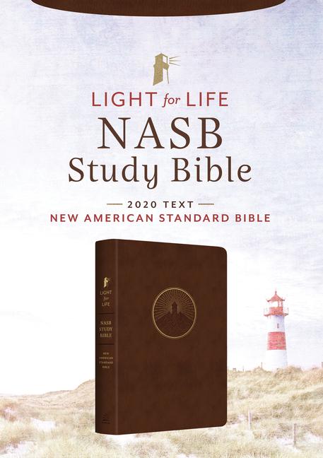 Vorderes Coverbild Light for Life NASB Study Bible (Mahogany Lighthouse)