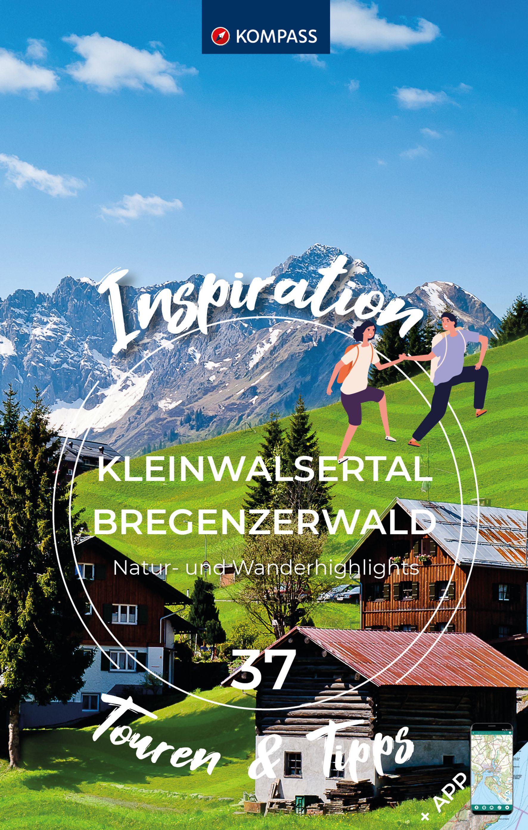 Vorderes Coverbild KOMPASS Inspiration Kleinwalsertal & Bregenzerwald