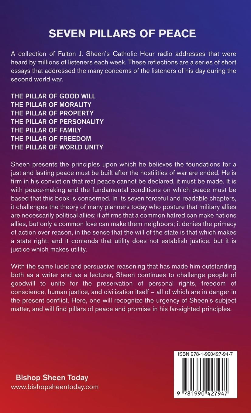 Rückseitencover Seven Pillars of Peace