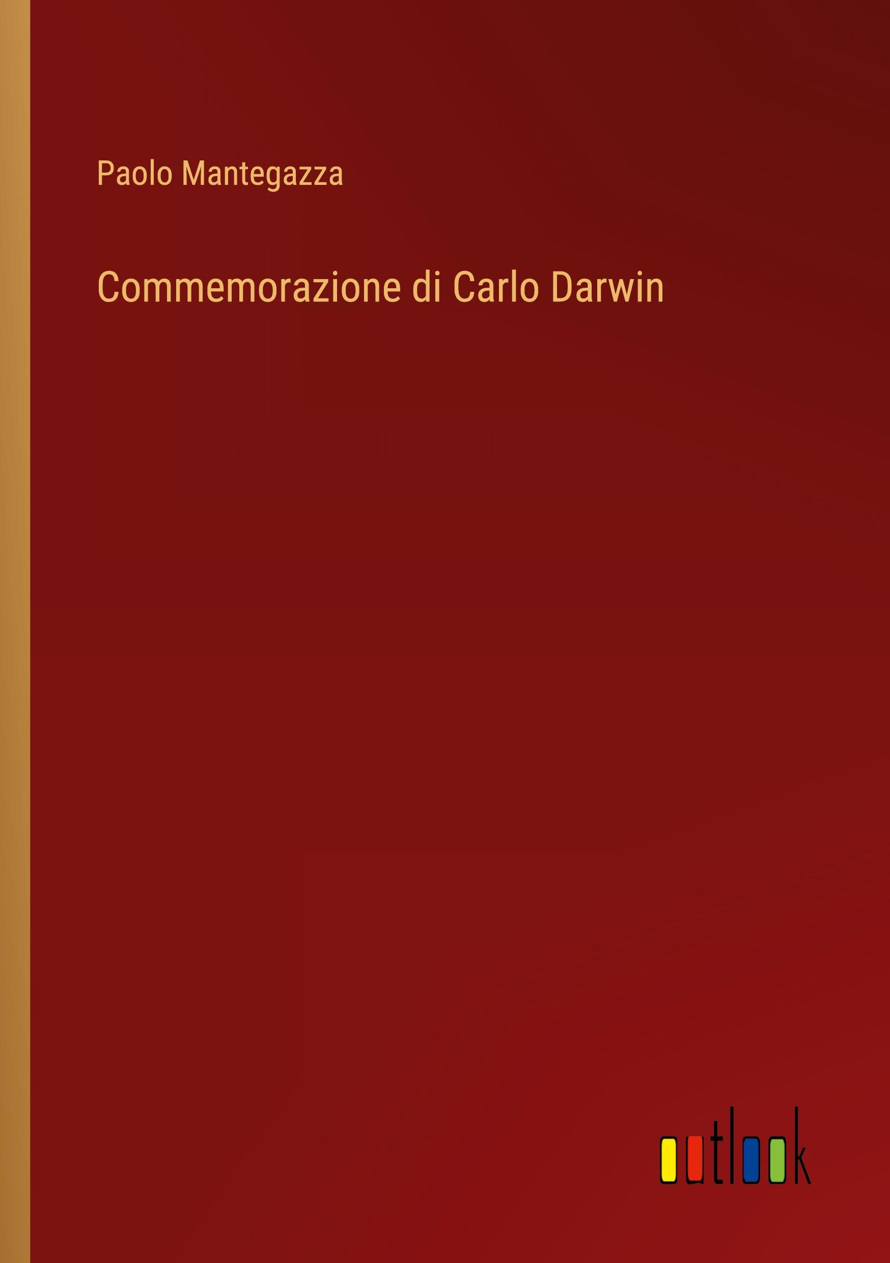 Vorderes Coverbild Commemorazione di Carlo Darwin