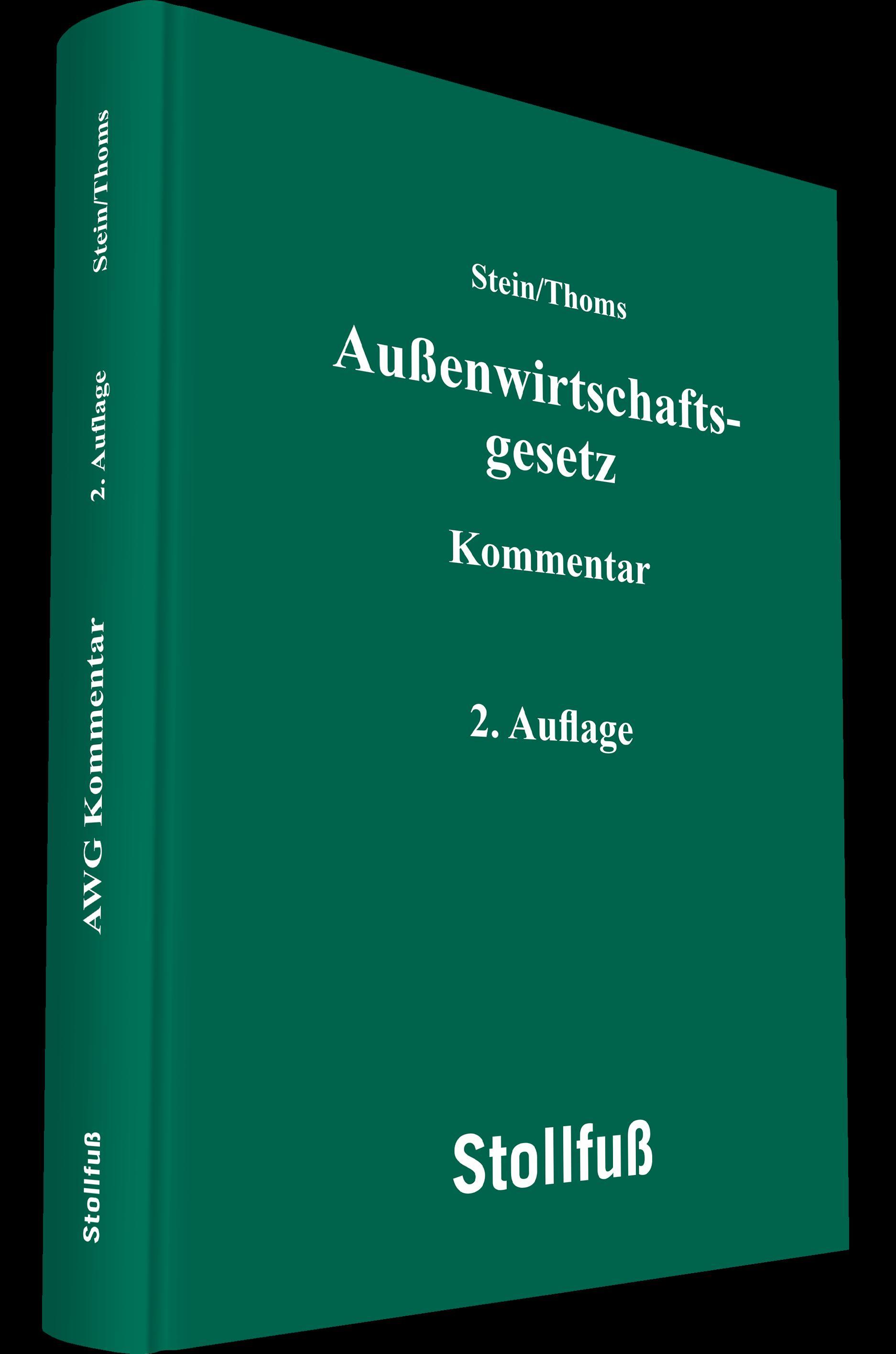 Vorderes Coverbild Außenwirtschaftsgesetz Kommentar