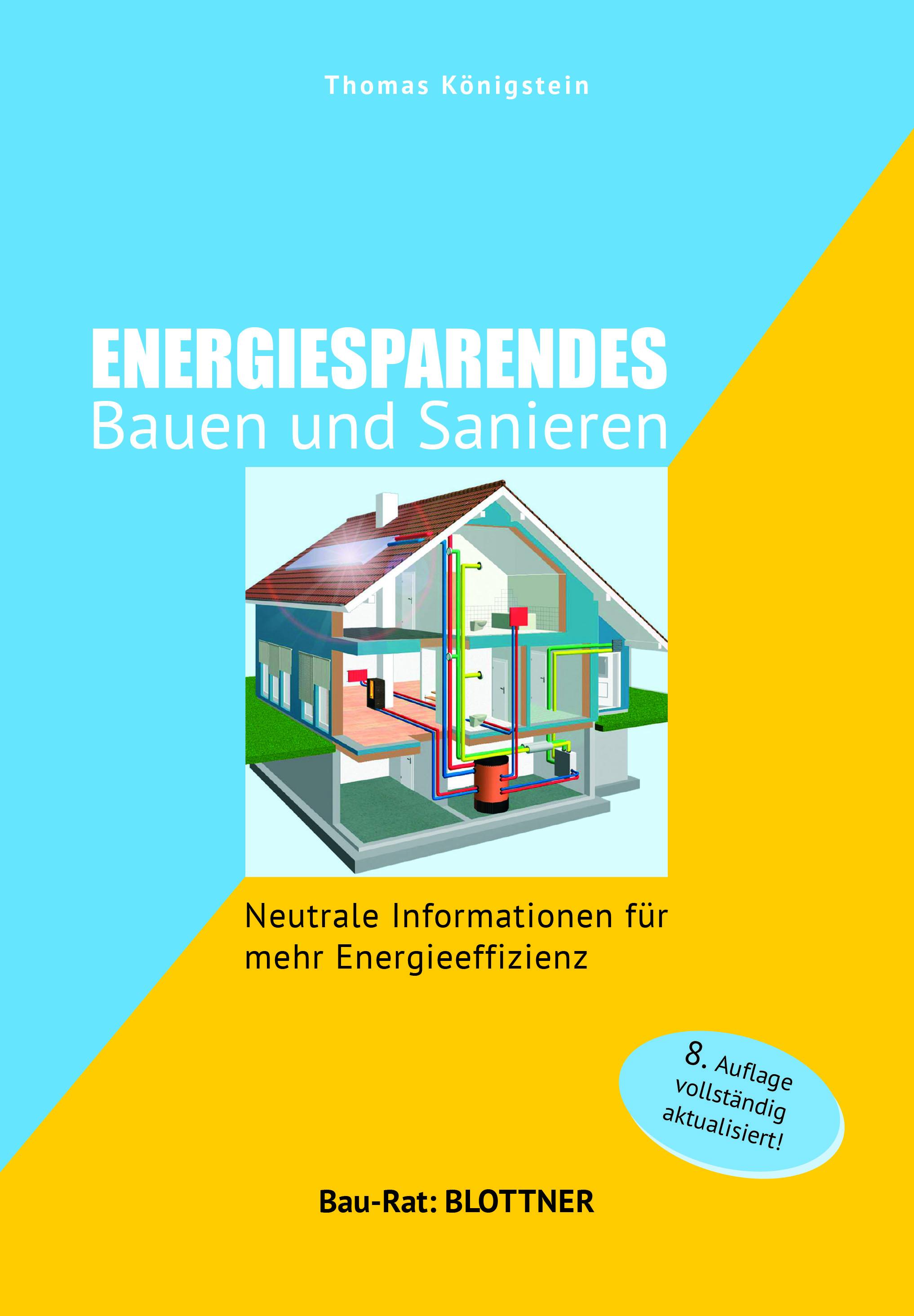 Vorderes Coverbild Energiesparendes Bauen und Sanieren