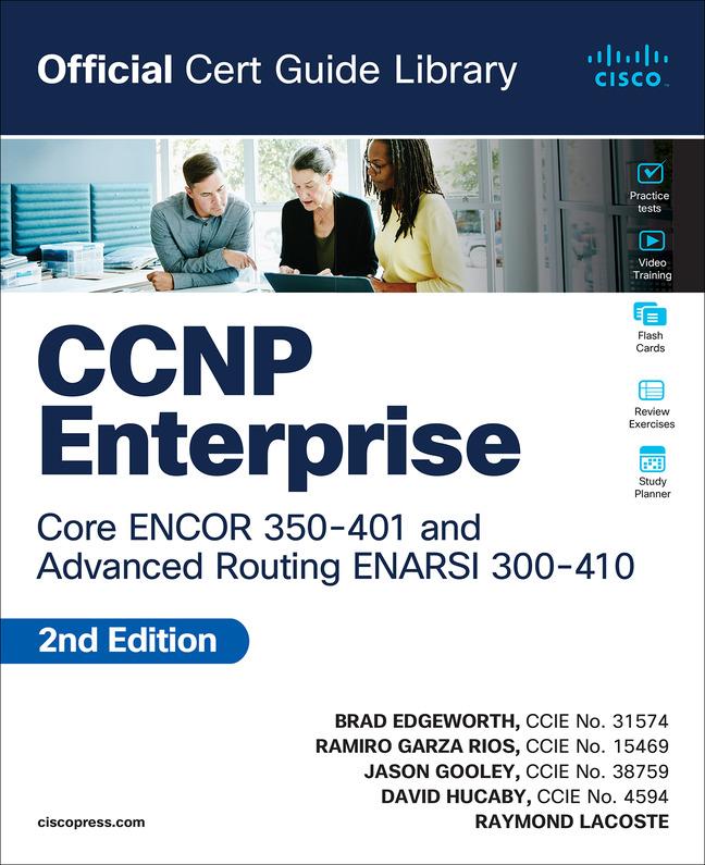 Vorderes Coverbild CCNP Enterprise Core ENCOR 350-401 and Advanced Routing ENARSI 300-410 Official Cert Guide Library