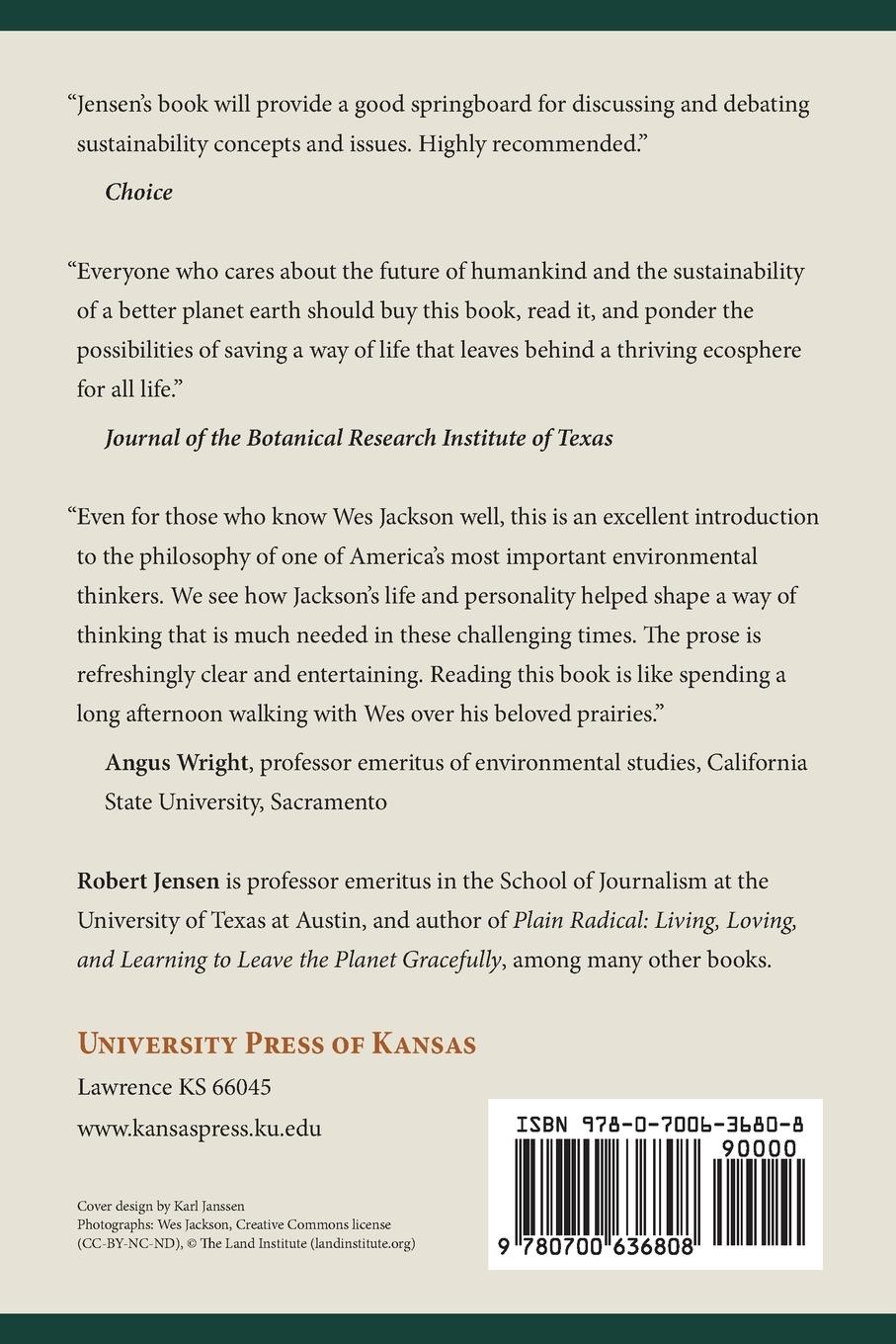 Rückseitencover Restless and Relentless Mind of Wes Jackson