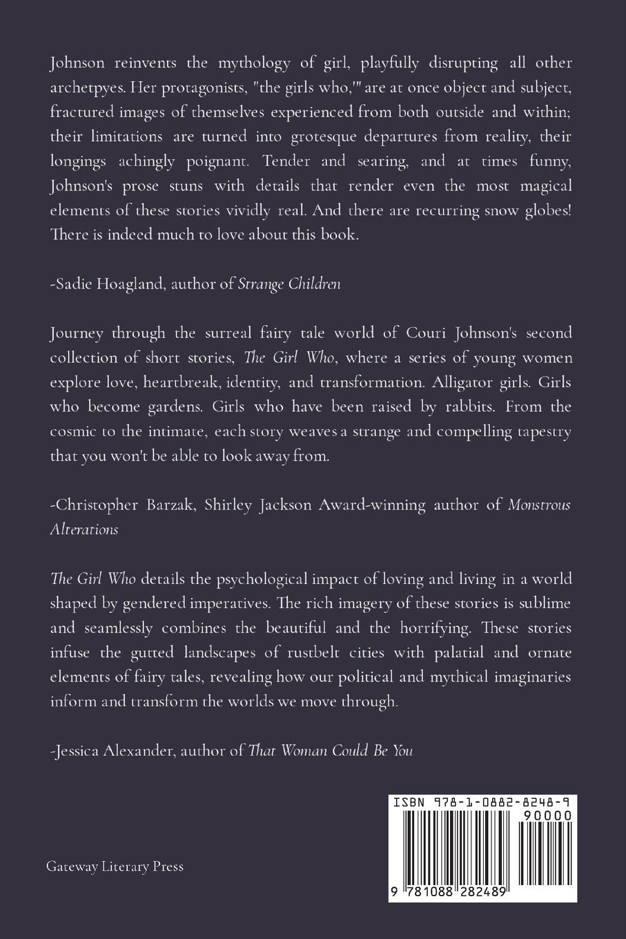 Rückseitencover THE GIRL WHO