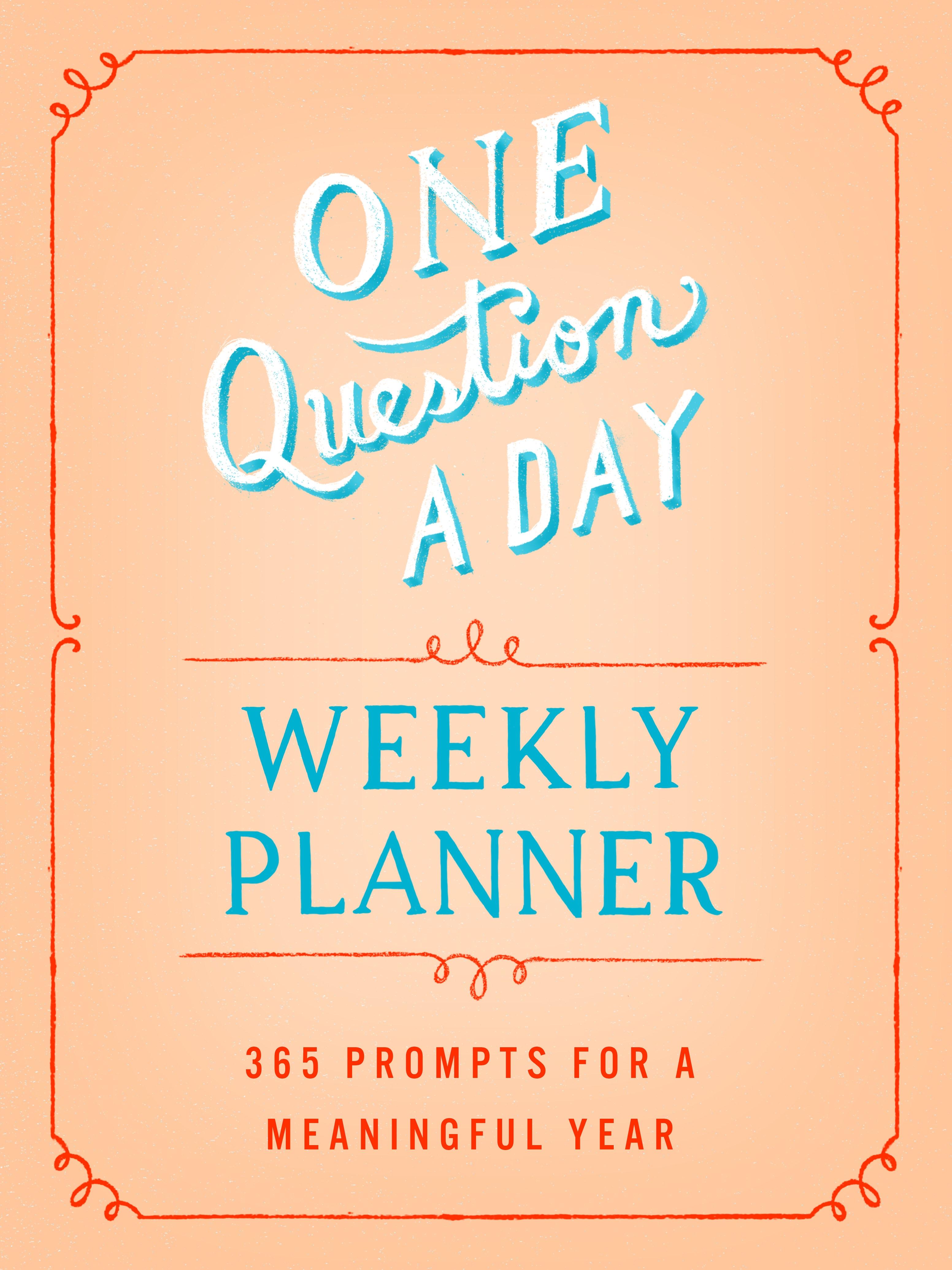 Vorderes Coverbild One Question a Day Weekly Planner