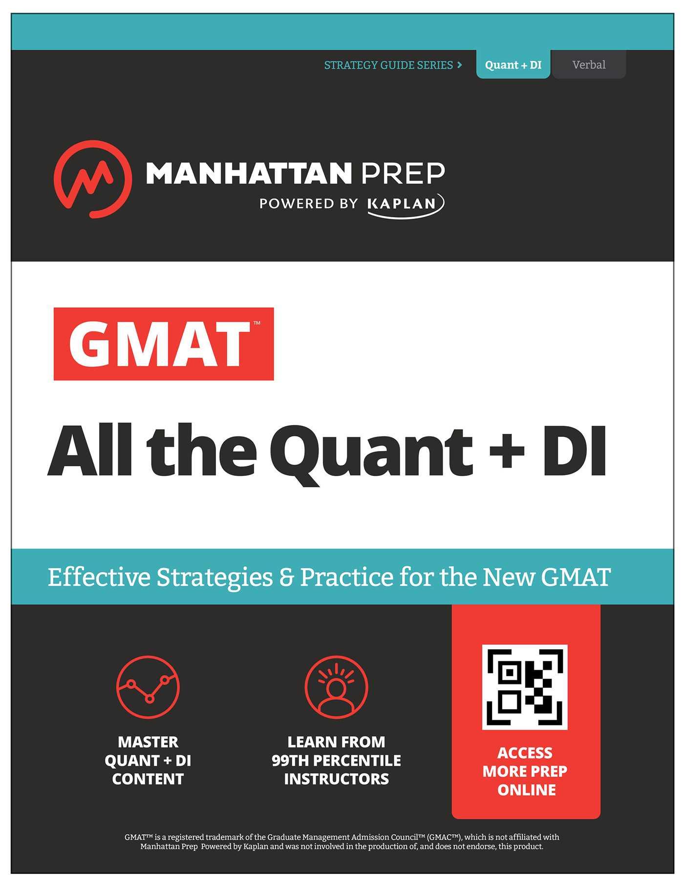 Vorderes Coverbild GMAT All the Quant + Di: Effective Strategies & Practice for the New GMAT + Atlas Online