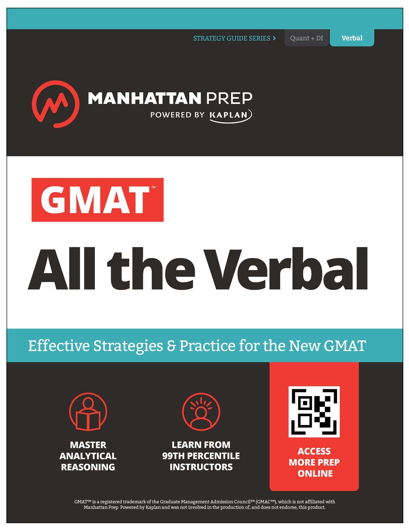 Vorderes Coverbild GMAT All the Verbal: Effective Strategies & Practice for the New GMAT + Atlas Online