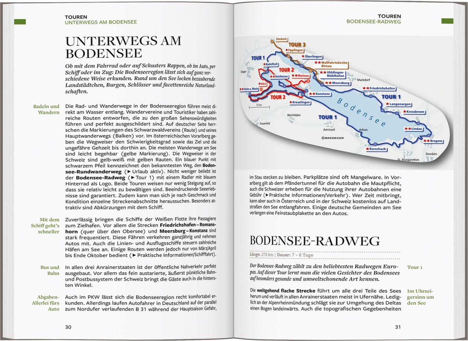 Beispielinhalt (Bild) Baedeker Reiseführer Bodensee