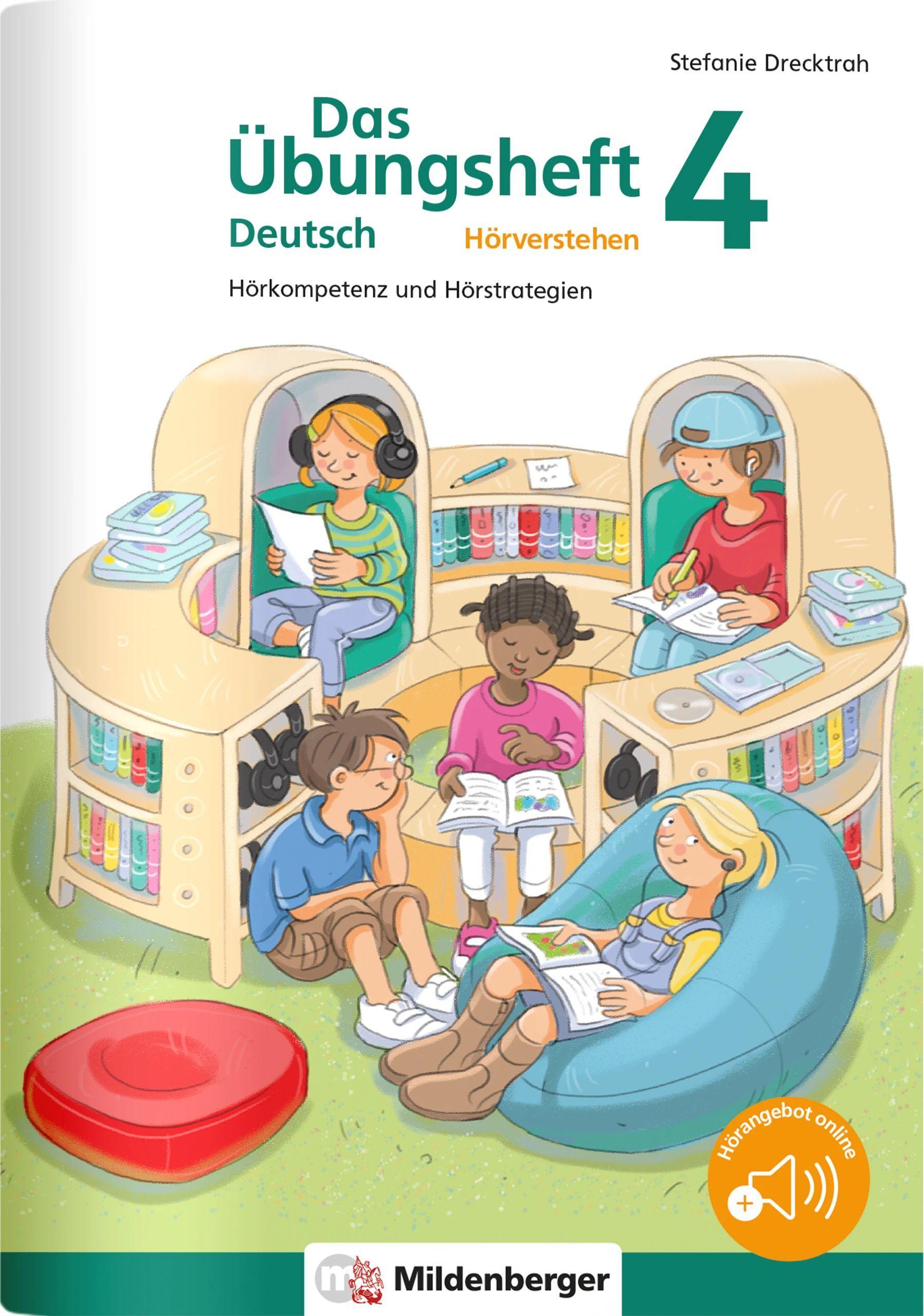 Vorderes Coverbild Das Übungsheft Deutsch - Hörverstehen 4