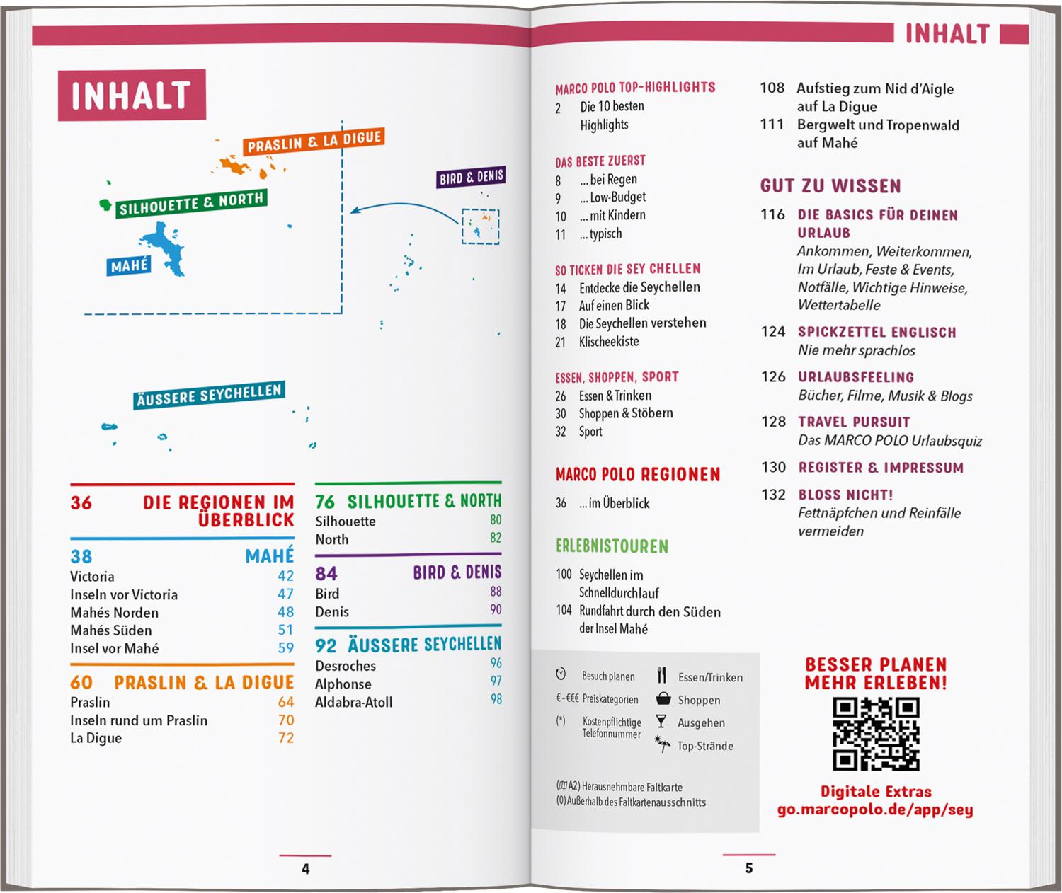 Beispielinhalt (Bild) MARCO POLO Reiseführer Seychellen