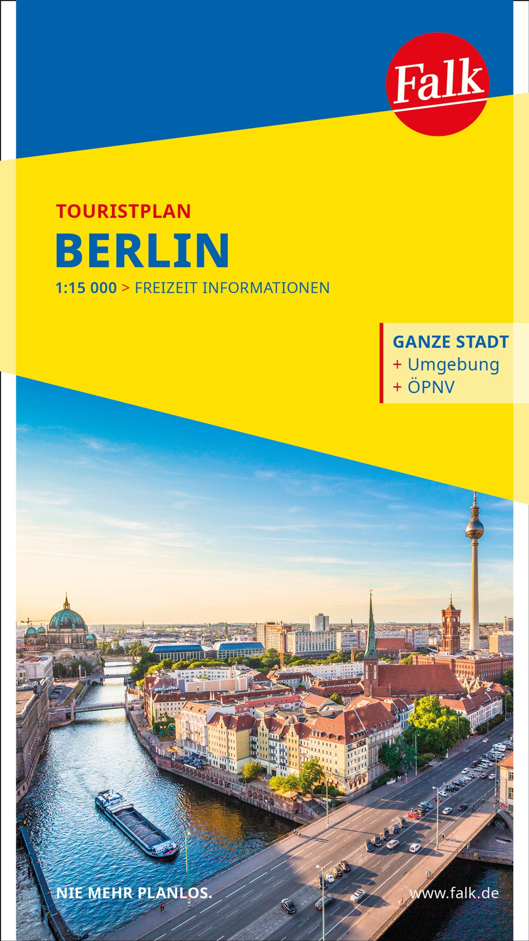 Vorderes Coverbild Falk Touristplan Berlin 1:15.000