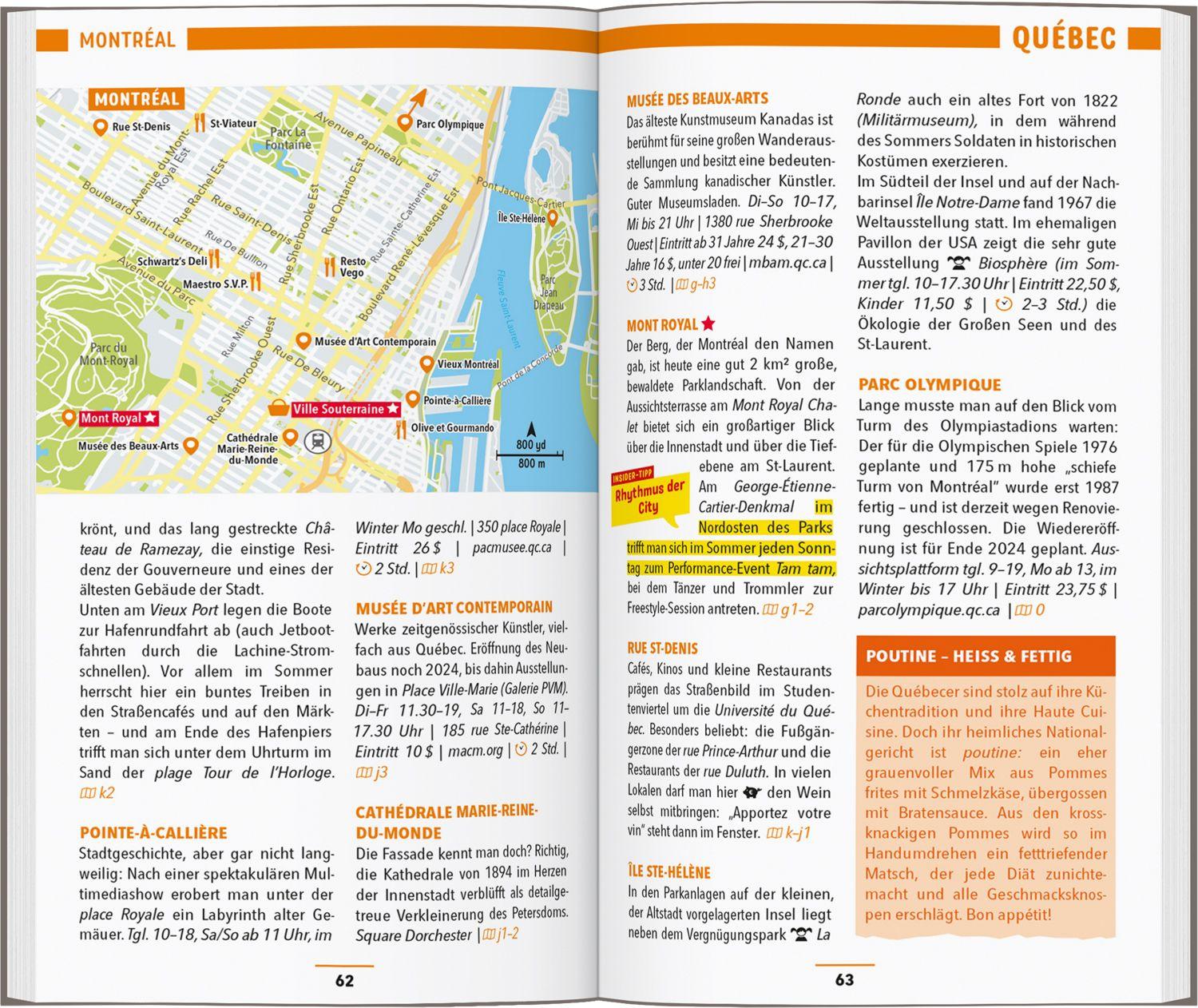 Beispielinhalt (Bild) MARCO POLO Reiseführer Kanada