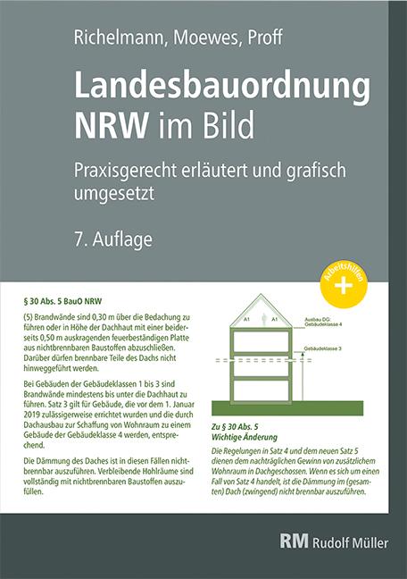 Vorderes Coverbild Landesbauordnung NRW im Bild