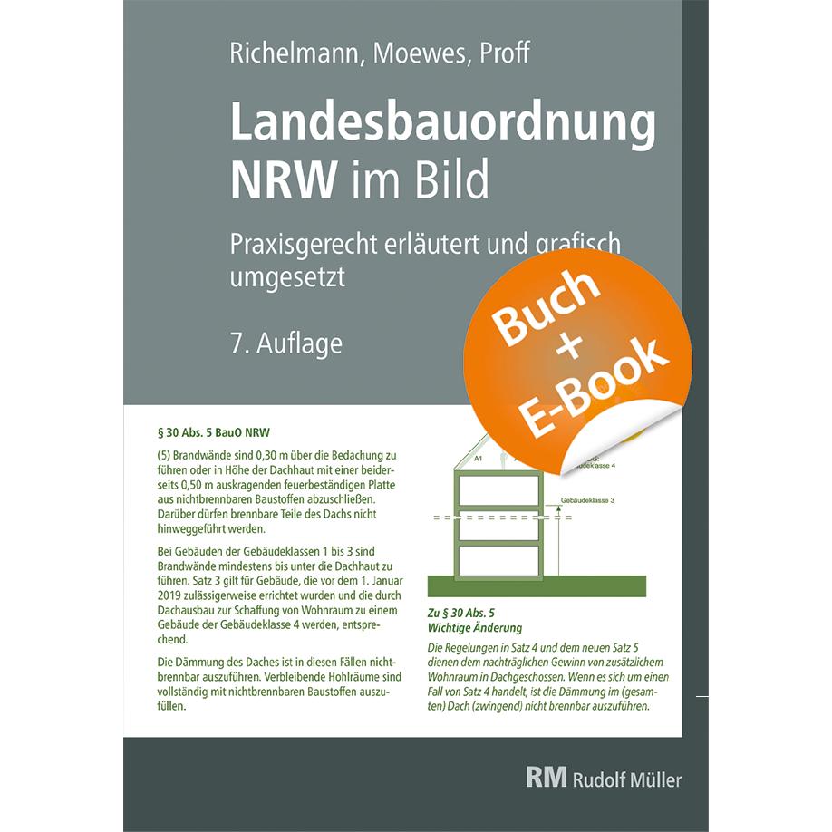 Vorderes Coverbild Landesbauordnung NRW im Bild - mit E-Book (PDF)