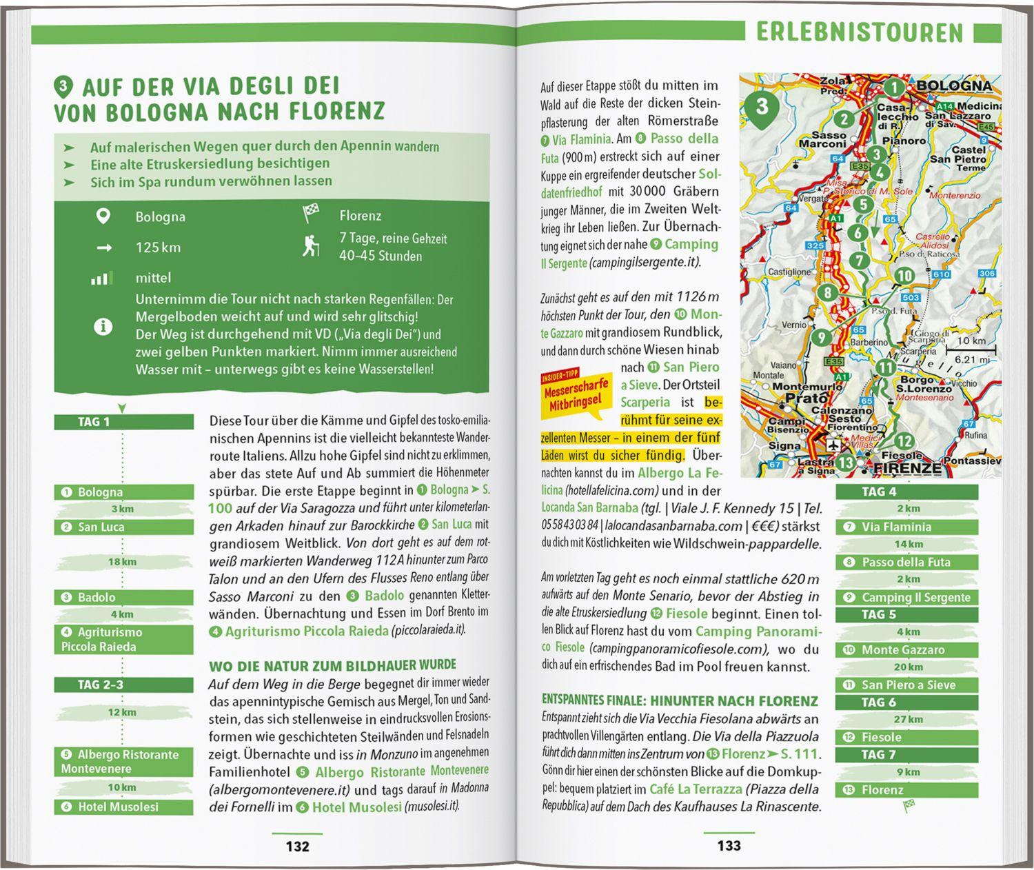 Beispielinhalt (Bild) MARCO POLO Reiseführer Italien Nord