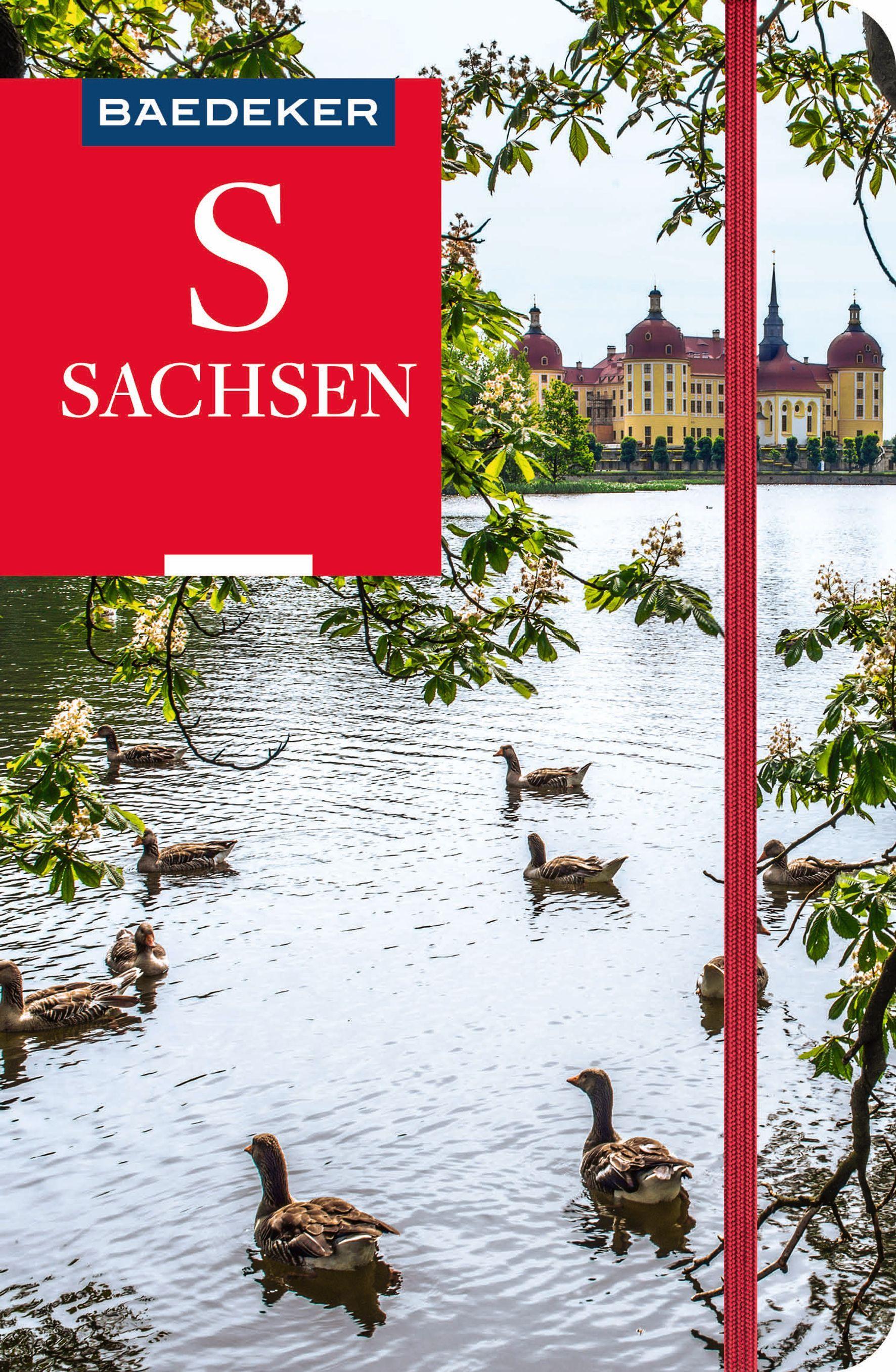 Vorderes Coverbild Baedeker Reiseführer Sachsen
