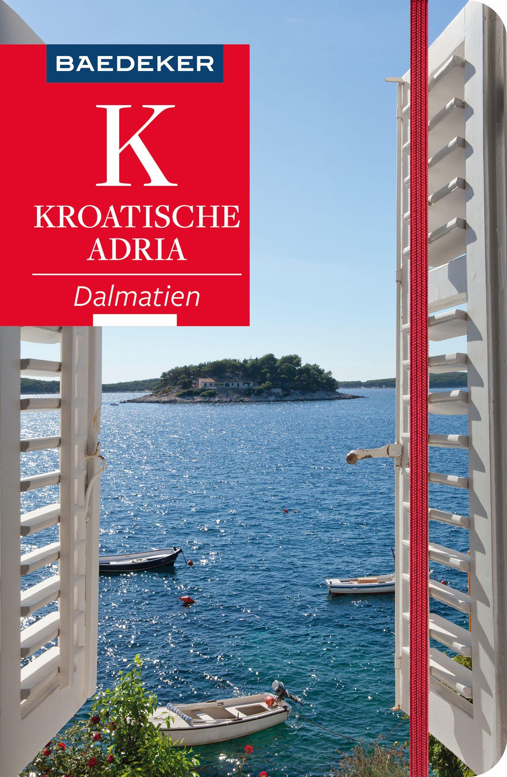 Vorderes Coverbild Baedeker Reiseführer Kroatische Adria