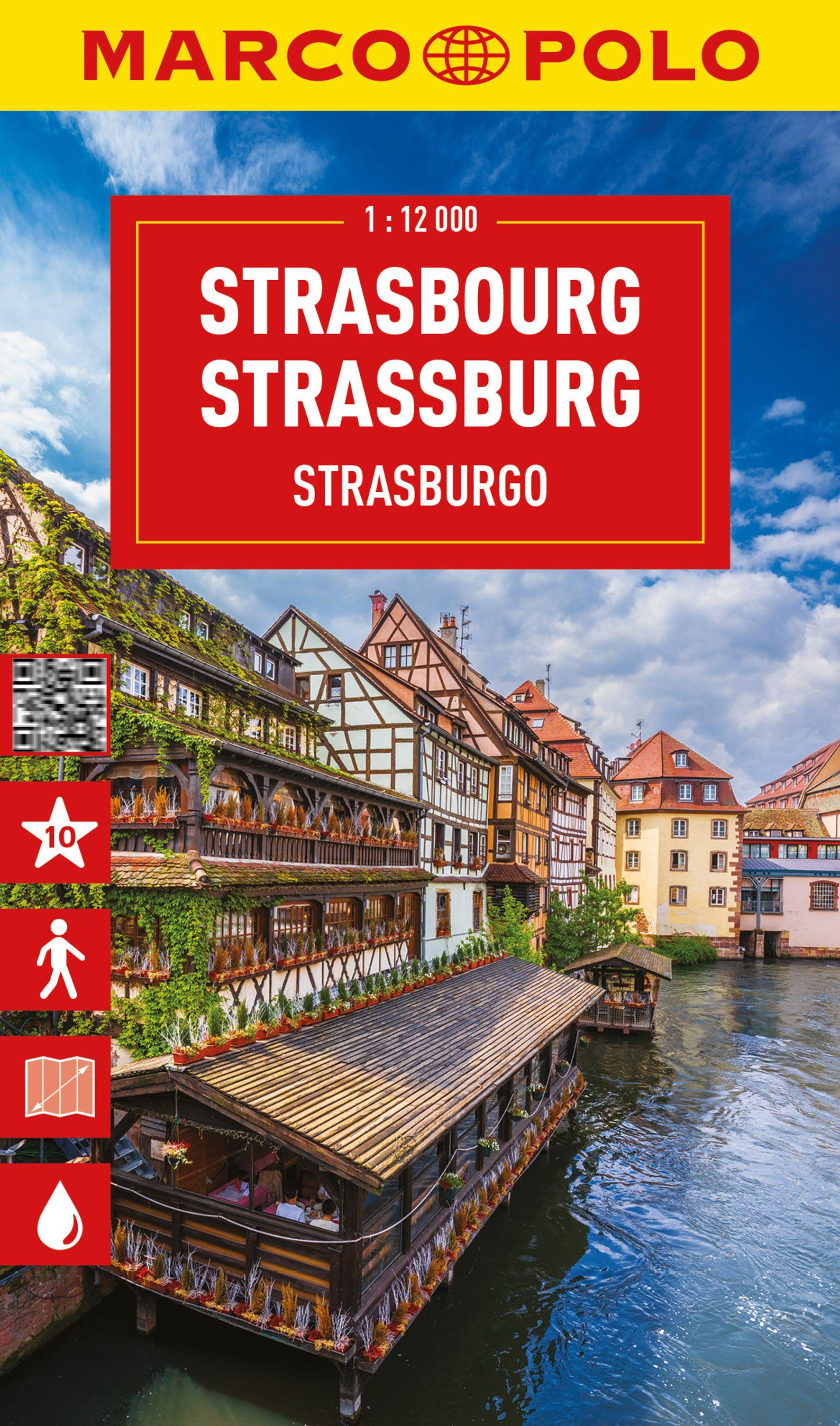 Vorderes Coverbild MARCO POLO Cityplan Straßburg 1:12.000