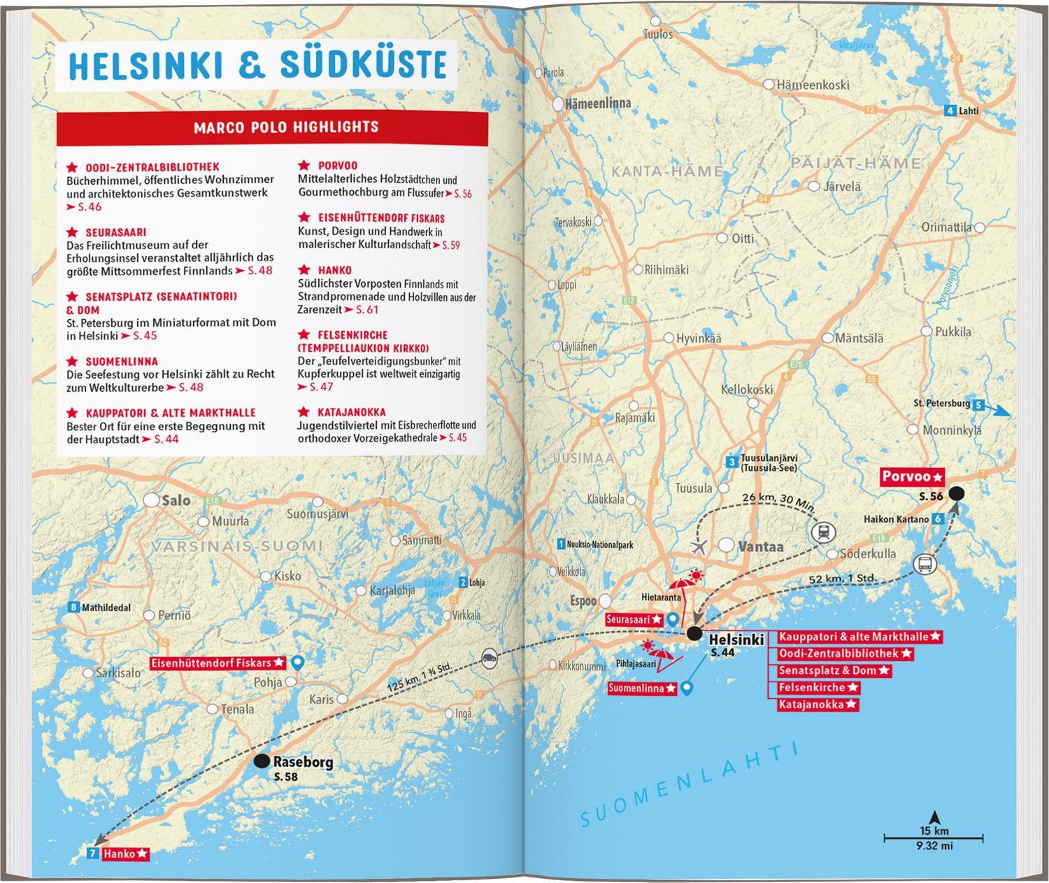 Beispielinhalt (Bild) MARCO POLO Reiseführer Finnland