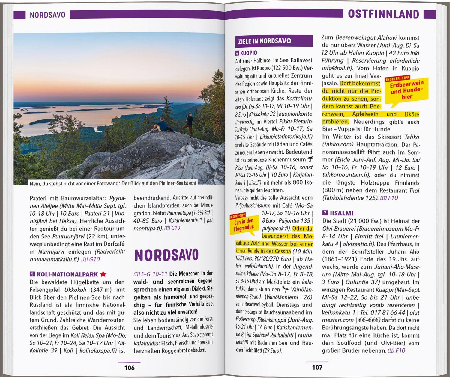 Beispielinhalt (Bild) MARCO POLO Reiseführer Finnland