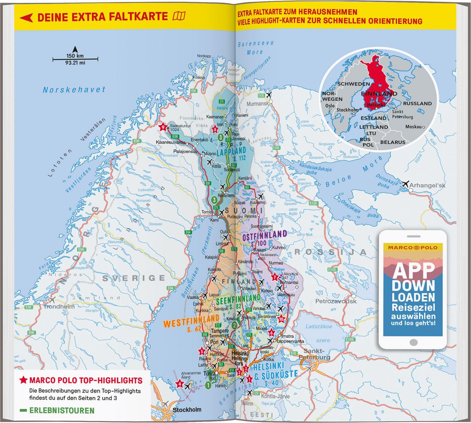 Beispielinhalt (Bild) MARCO POLO Reiseführer Finnland