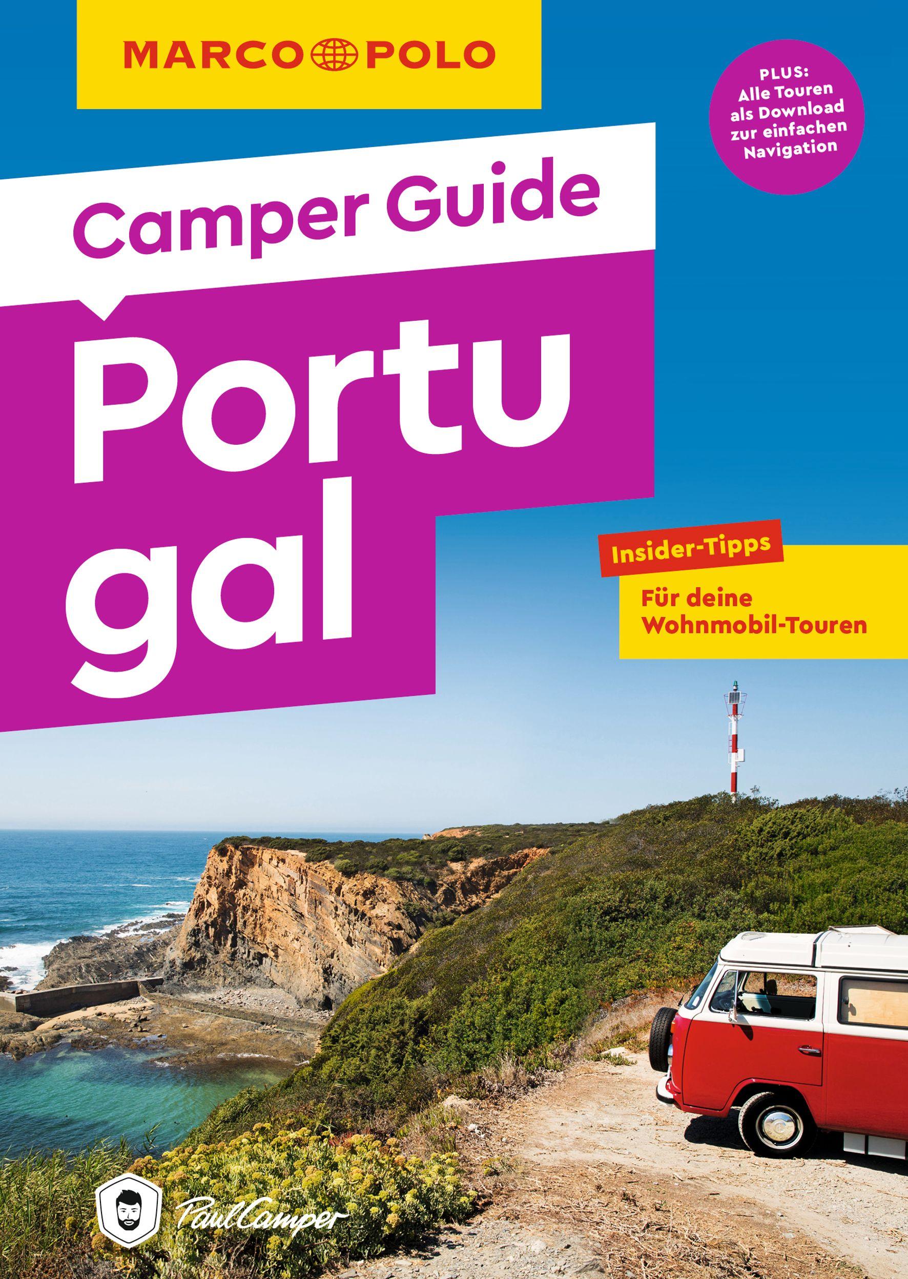 Vorderes Coverbild MARCO POLO Camper Guide Portugal