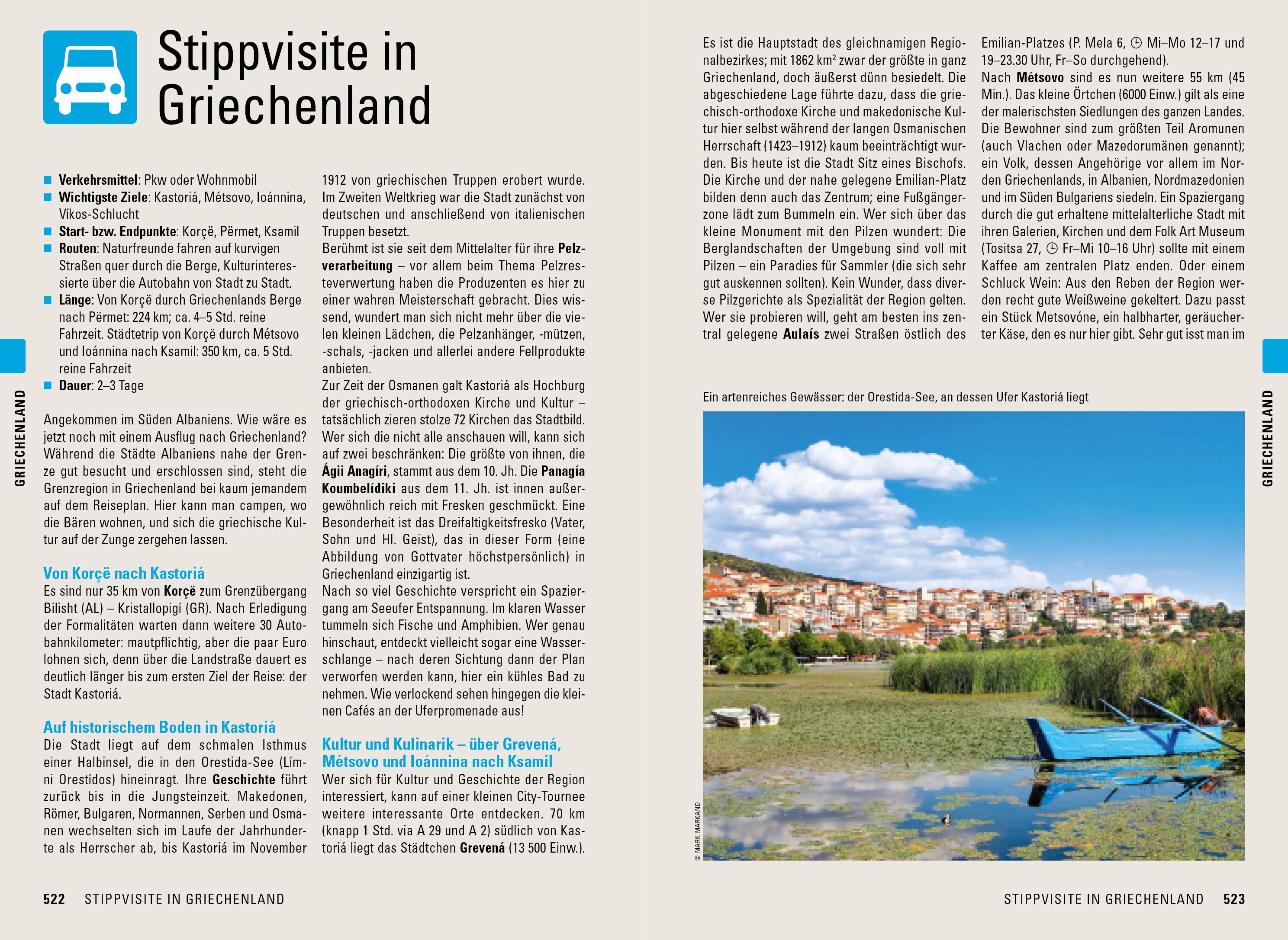 Beispielinhalt (Bild) Stefan Loose Reiseführer Balkan, Die Adria-Route. Slowenien, Kroatien, Bosnien und Herzegowina, Montenegro, Albanien
