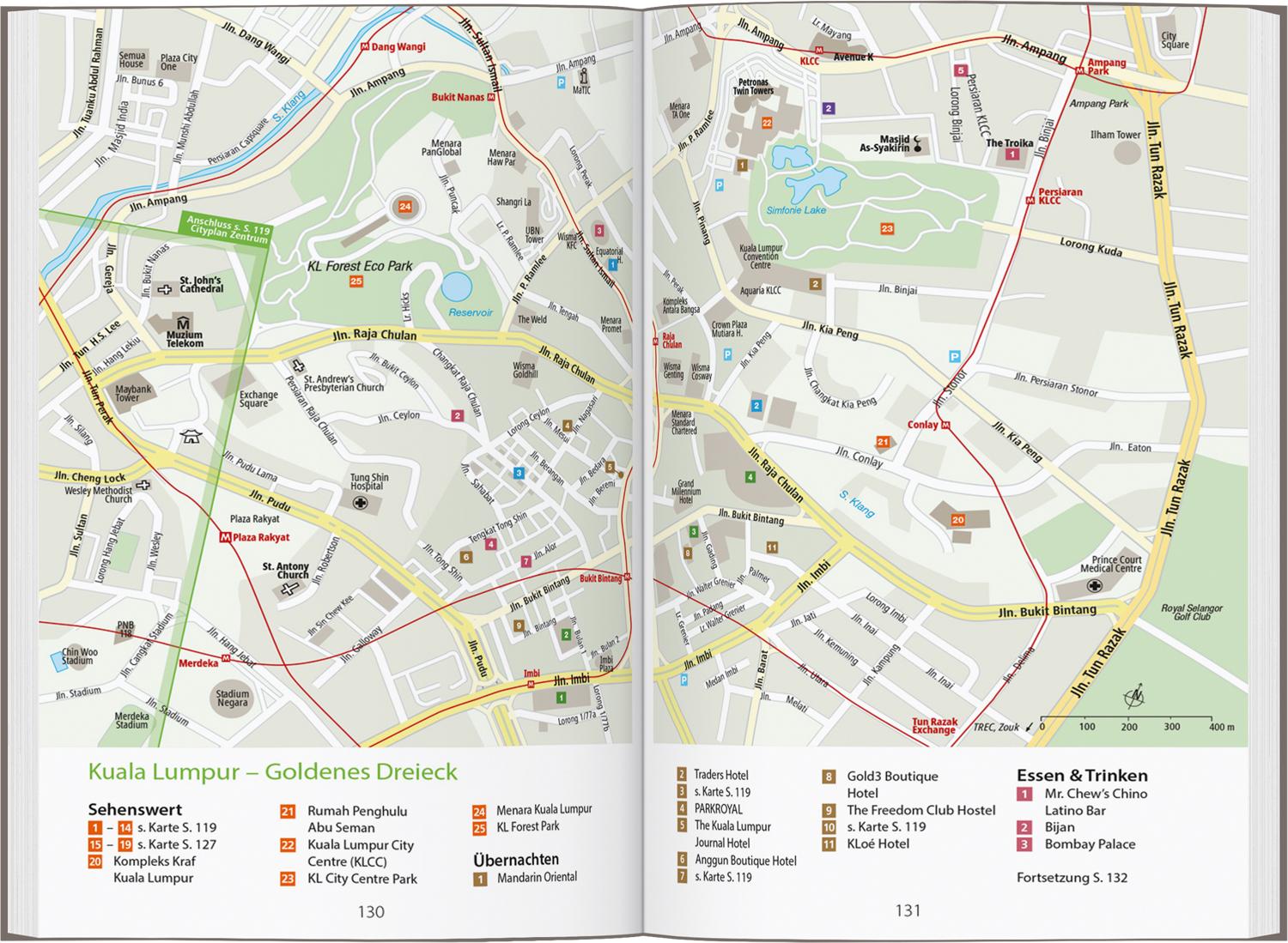 Beispielinhalt (Bild) DUMONT Reise-Handbuch Reiseführer Malaysia, Singapur, Brunei