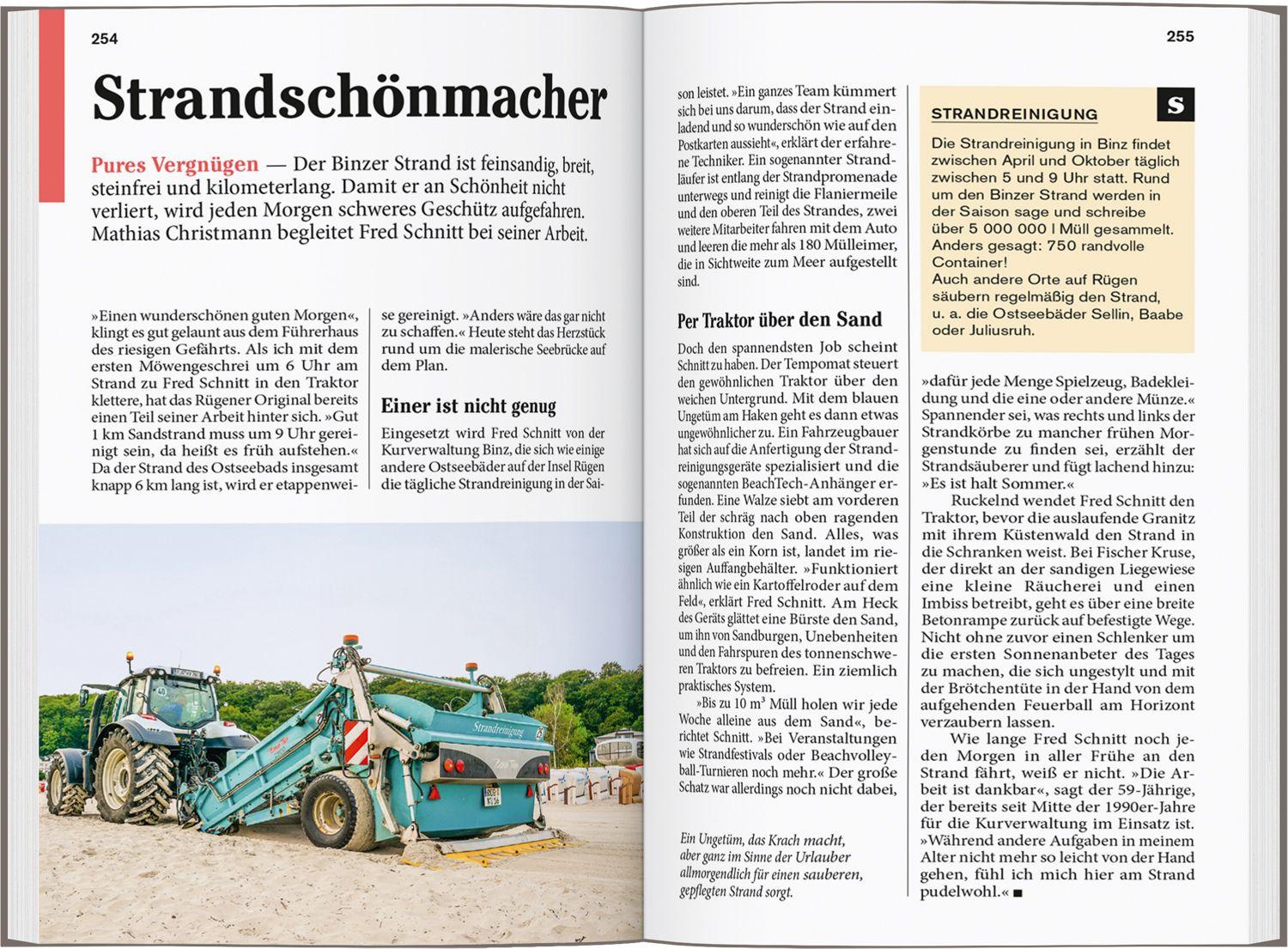Beispielinhalt (Bild) DUMONT Reise-Taschenbuch Reiseführer Rügen, Hiddensee & Stralsund