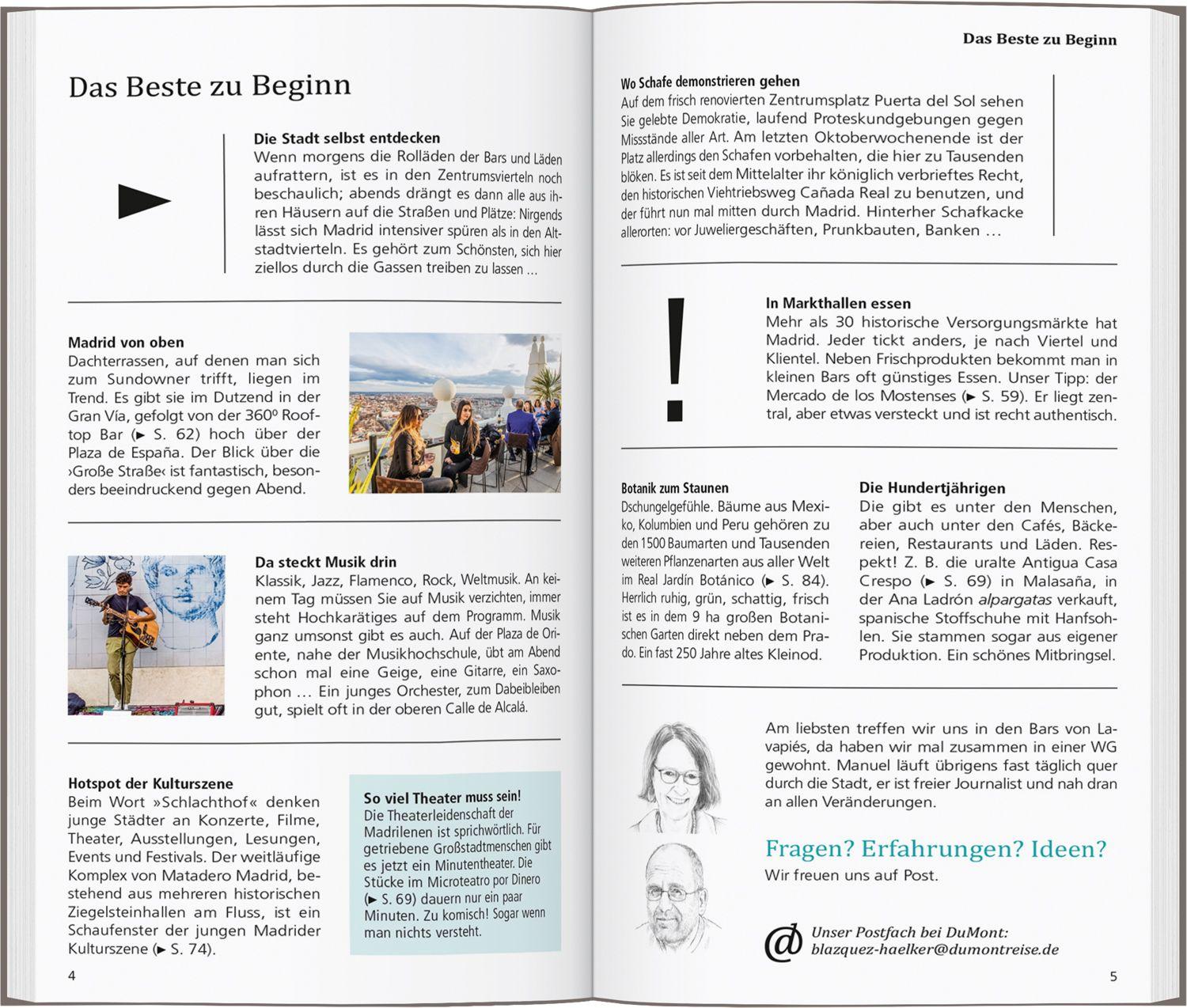 Beispielinhalt (Bild) DUMONT direkt Reiseführer Madrid