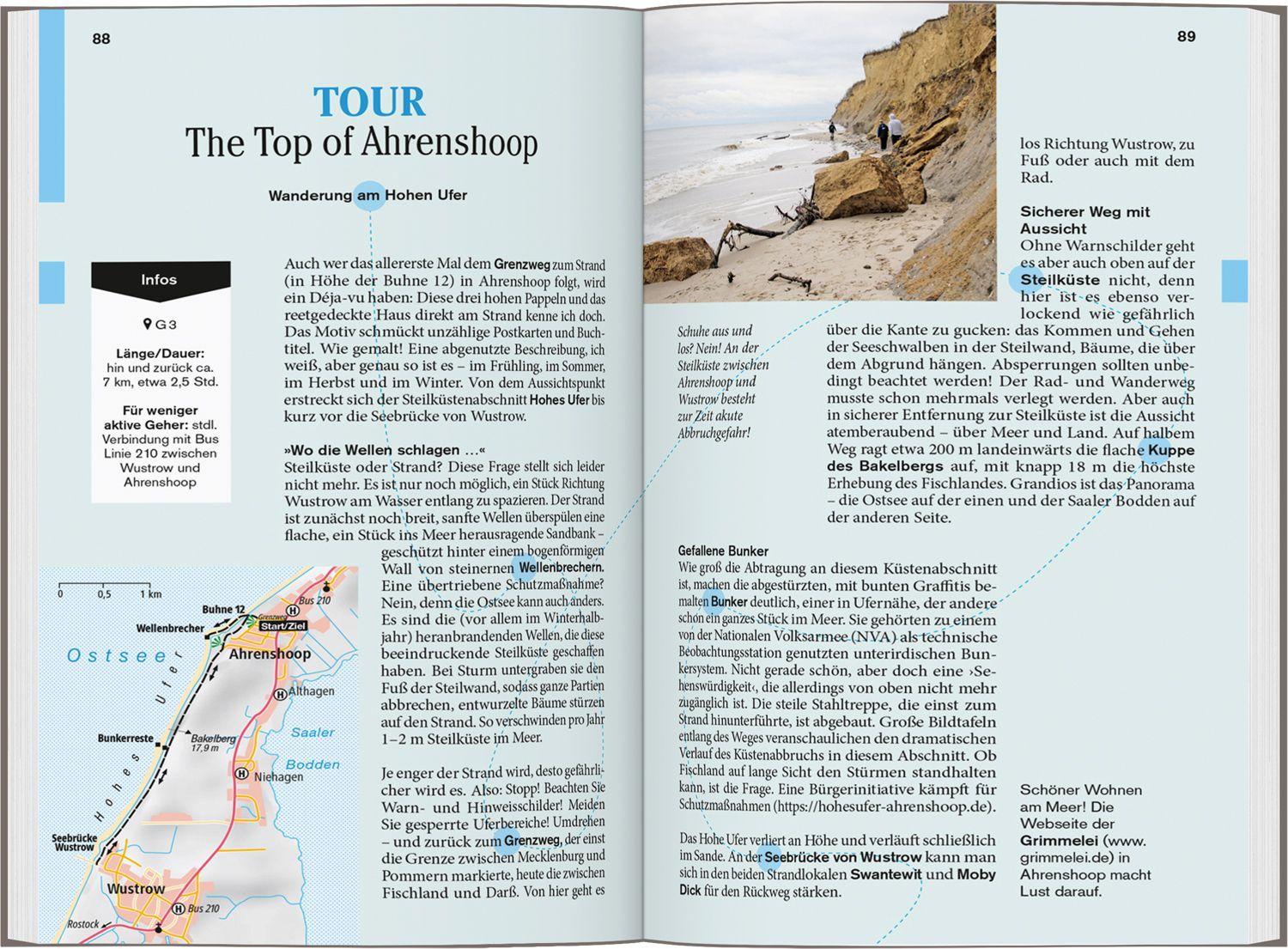 Beispielinhalt (Bild) DUMONT Reise-Taschenbuch Reiseführer Ostseeküste Mecklenburg-Vorpommern