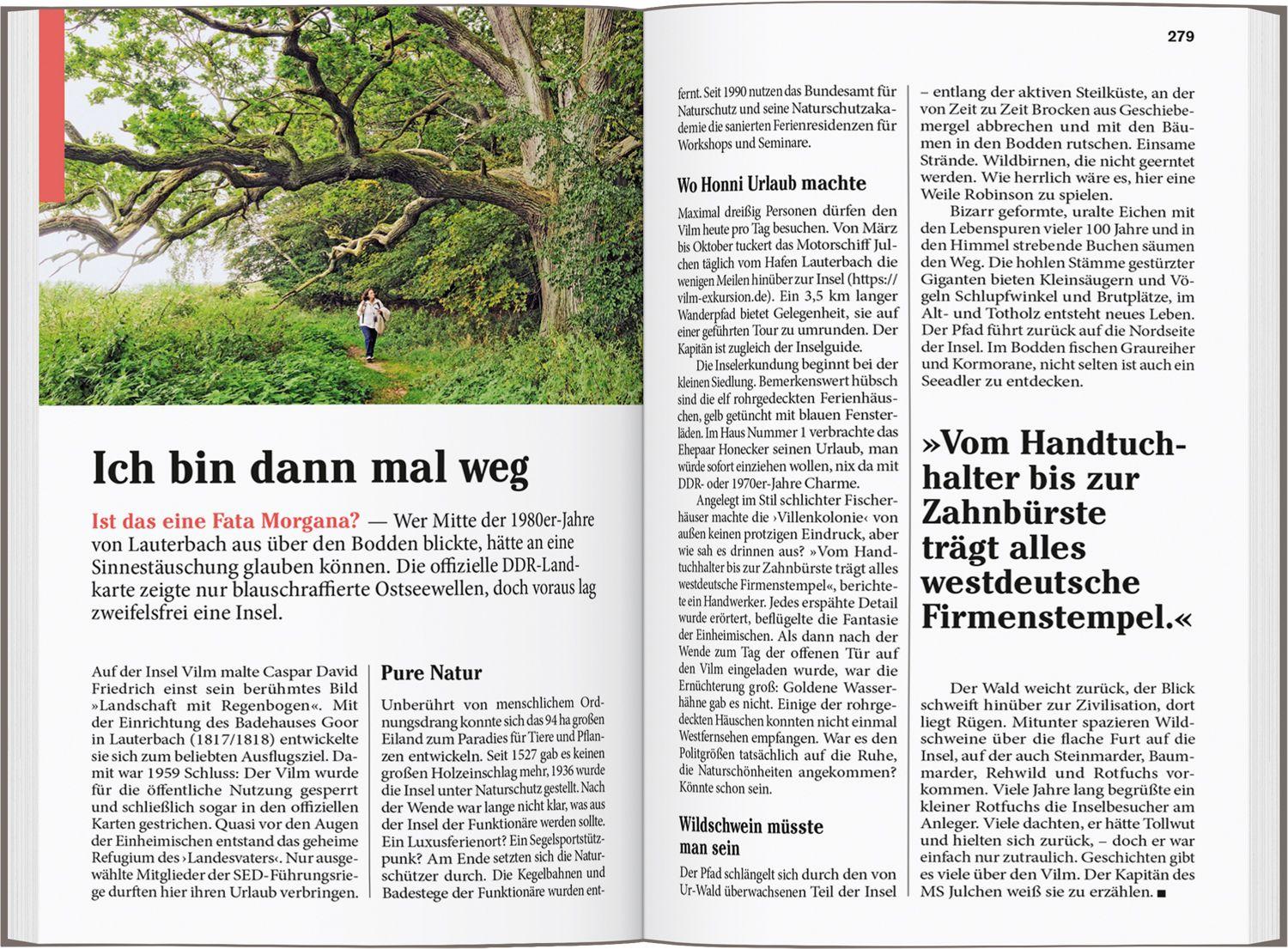 Beispielinhalt (Bild) DUMONT Reise-Taschenbuch Reiseführer Ostseeküste Mecklenburg-Vorpommern