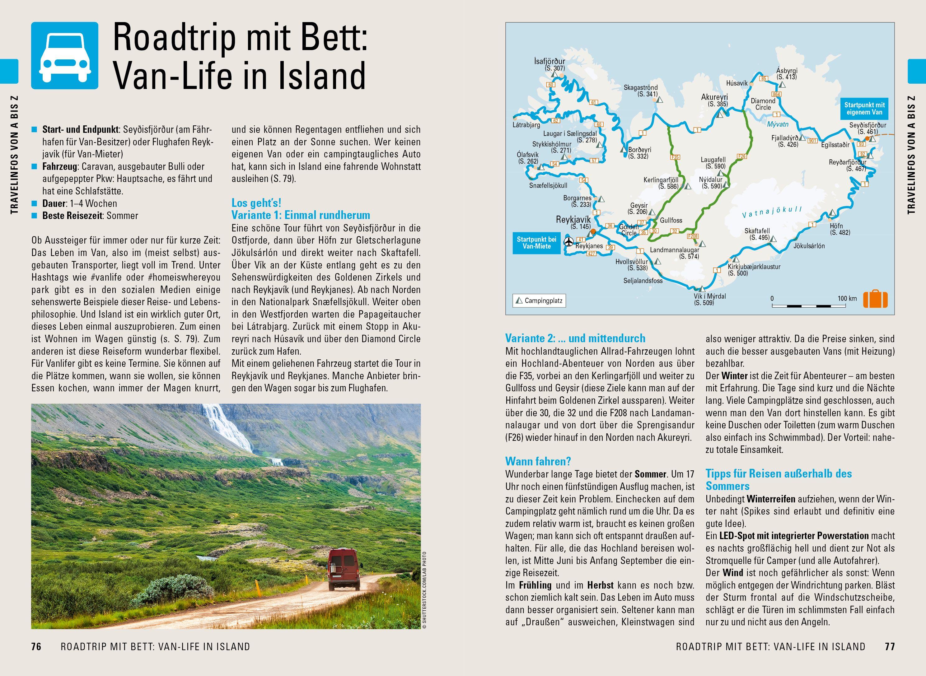 Beispielinhalt (Bild) Stefan Loose Reiseführer Island