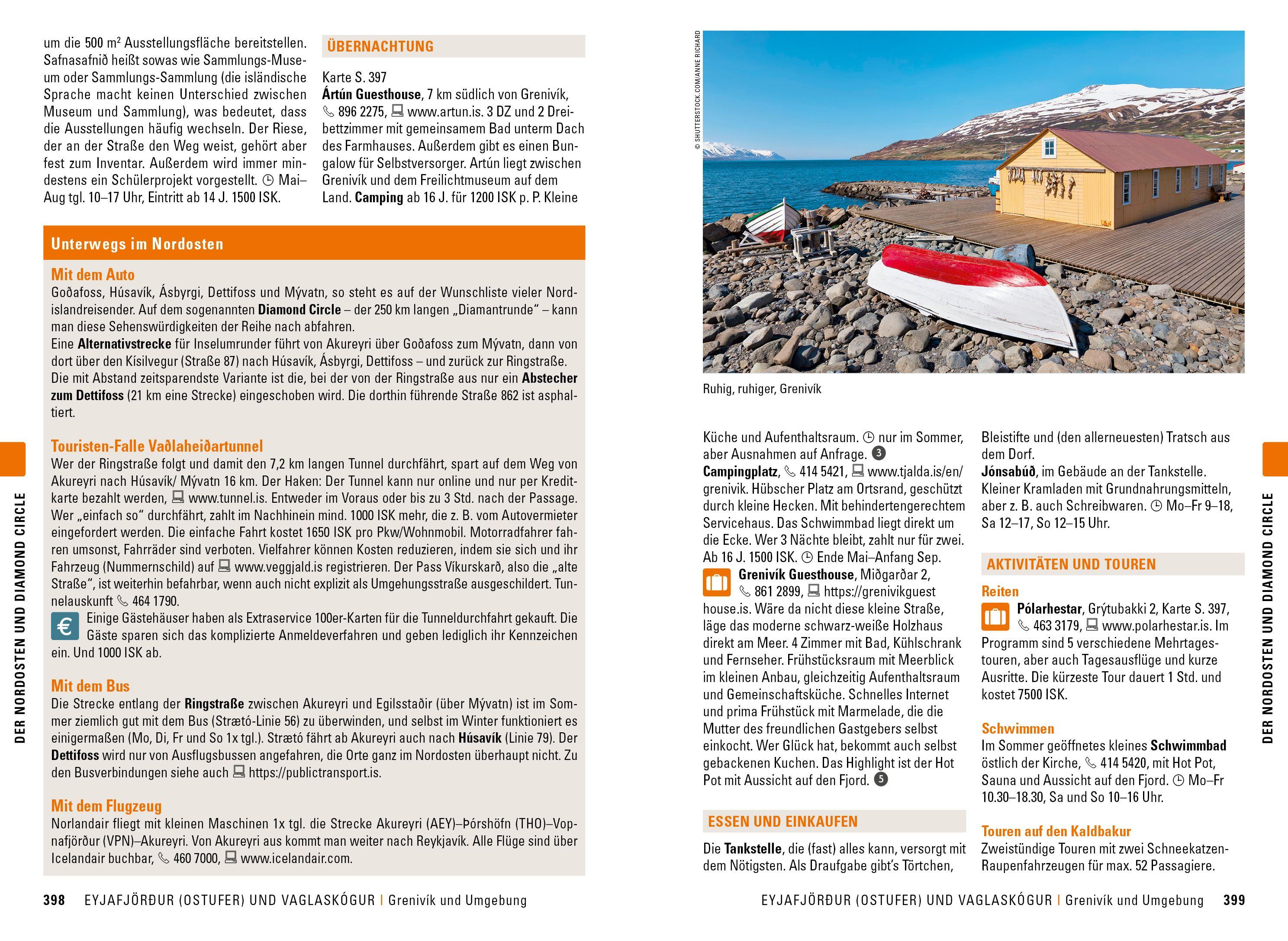 Beispielinhalt (Bild) Stefan Loose Reiseführer Island