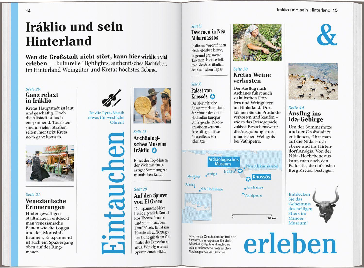 Beispielinhalt (Bild) DUMONT Reise-Taschenbuch Reiseführer Kreta