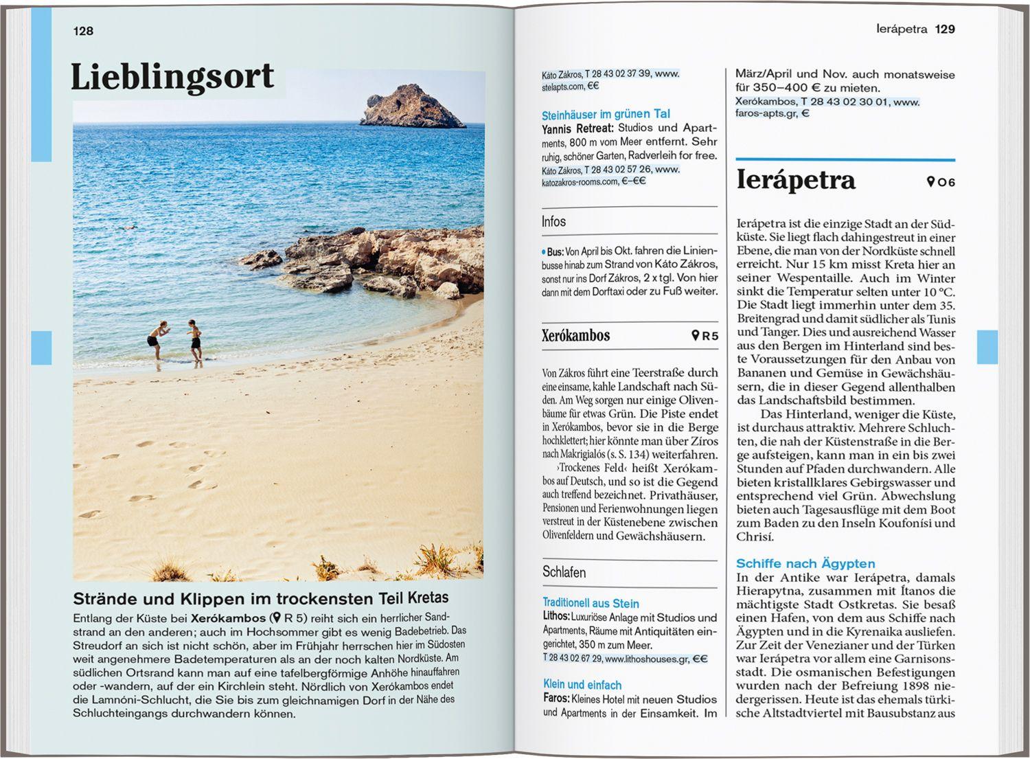 Beispielinhalt (Bild) DUMONT Reise-Taschenbuch Reiseführer Kreta