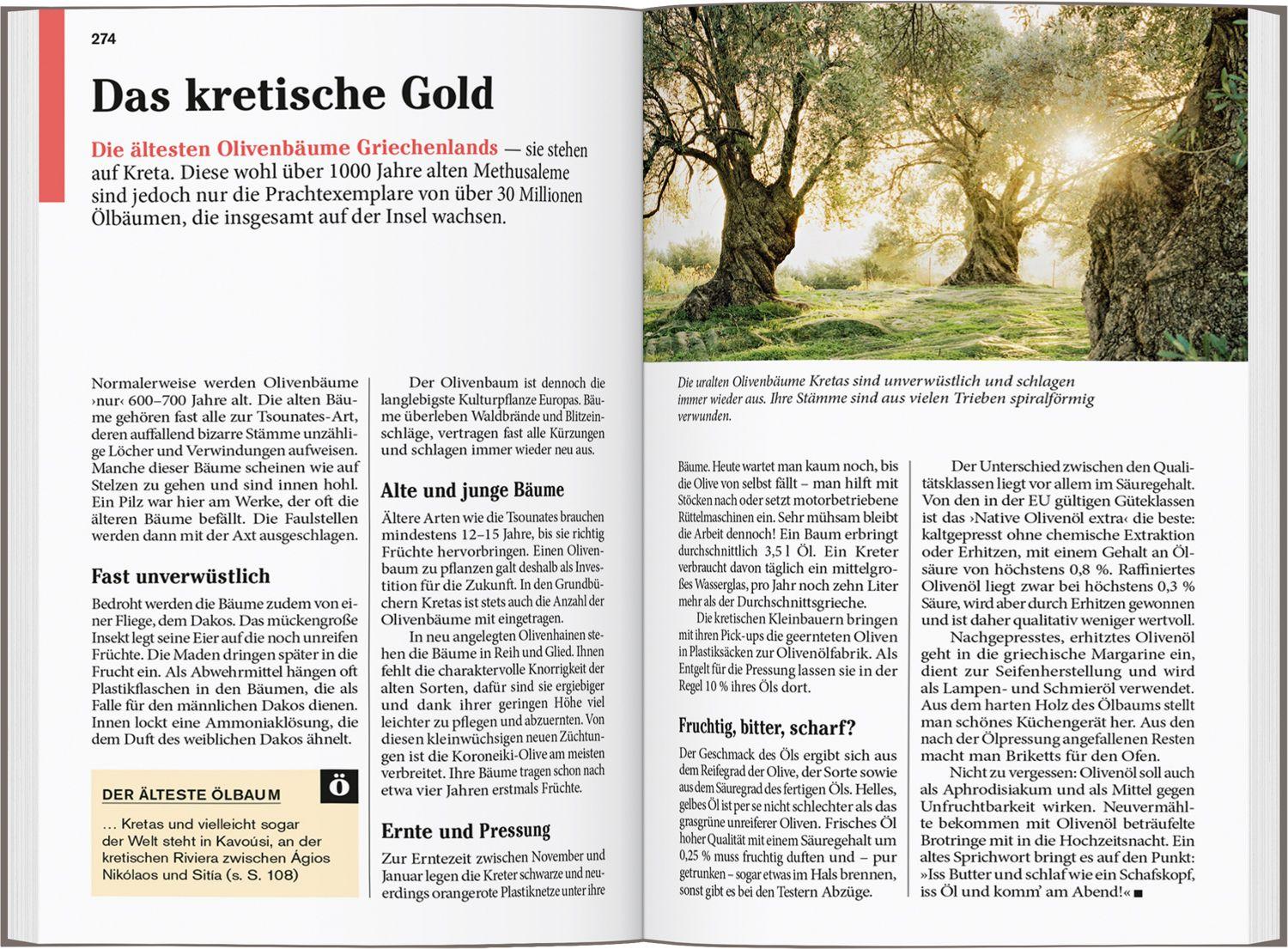 Beispielinhalt (Bild) DUMONT Reise-Taschenbuch Reiseführer Kreta