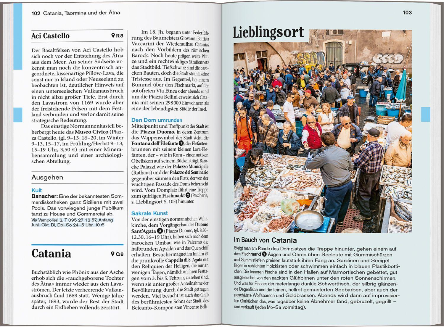 Beispielinhalt (Bild) DUMONT Reise-Taschenbuch Reiseführer Sizilien