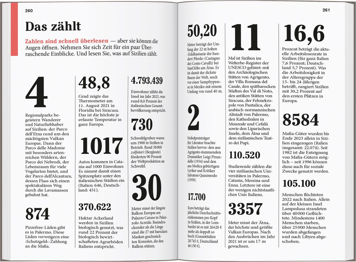 Beispielinhalt (Bild) DUMONT Reise-Taschenbuch Reiseführer Sizilien
