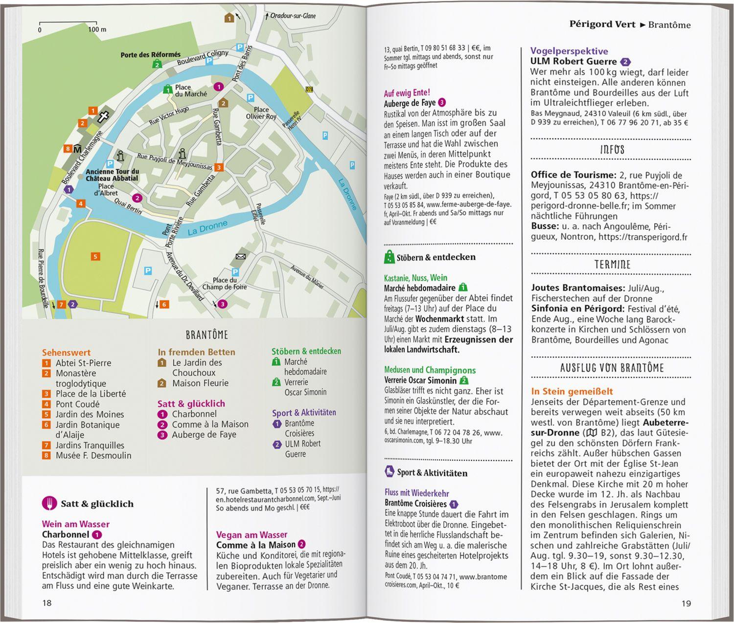 Beispielinhalt (Bild) DUMONT direkt Reiseführer Dordogne, Périgord