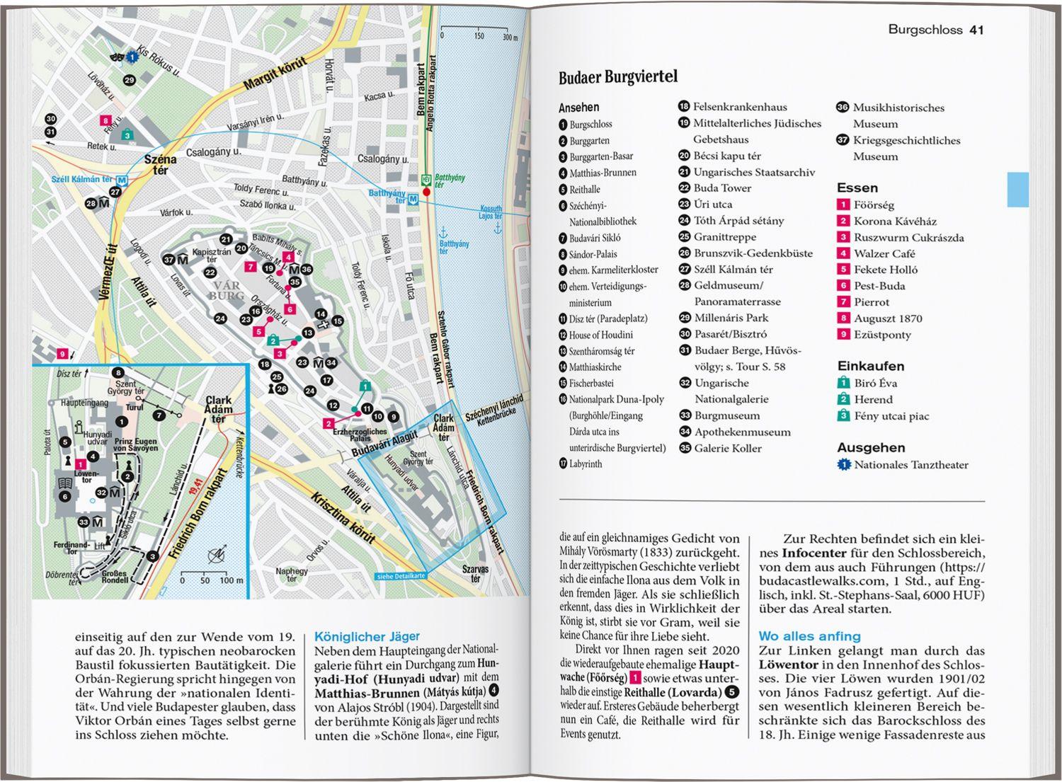 Beispielinhalt (Bild) DUMONT Reise-Taschenbuch Reiseführer Budapest