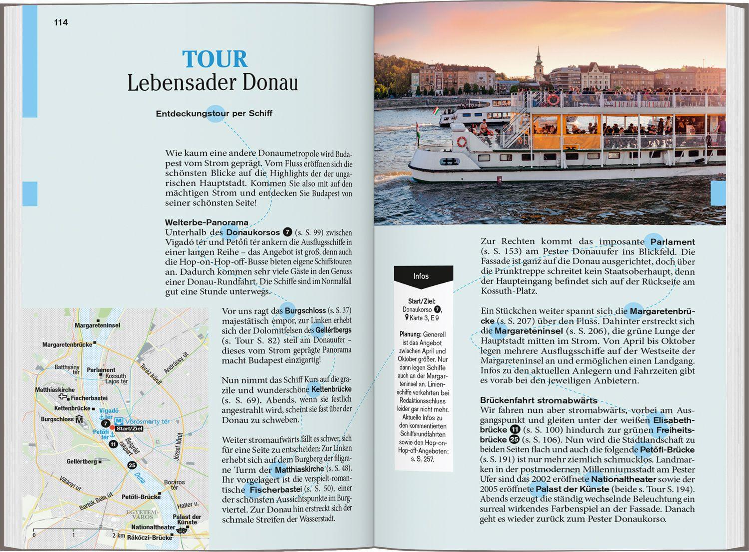 Beispielinhalt (Bild) DUMONT Reise-Taschenbuch Reiseführer Budapest