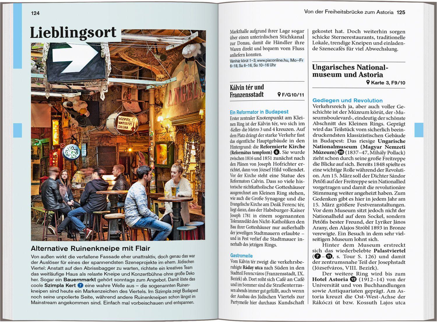 Beispielinhalt (Bild) DUMONT Reise-Taschenbuch Reiseführer Budapest