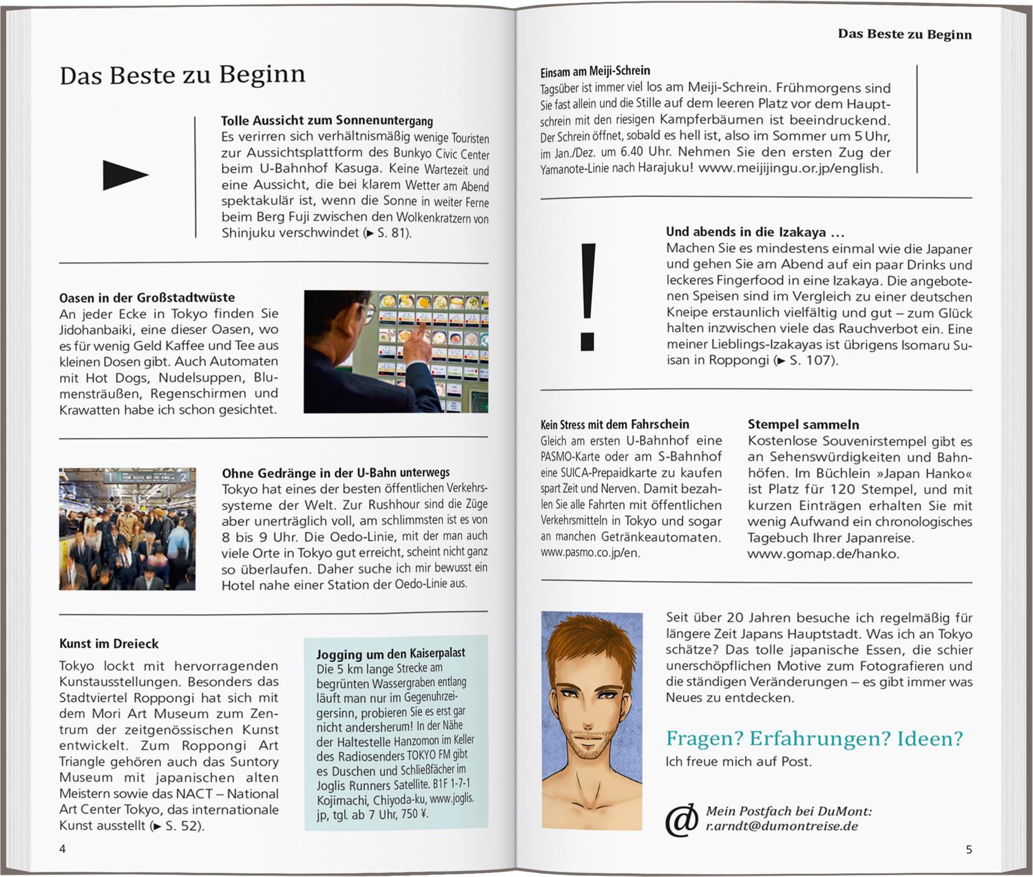 Beispielinhalt (Bild) DUMONT direkt Reiseführer Tokyo